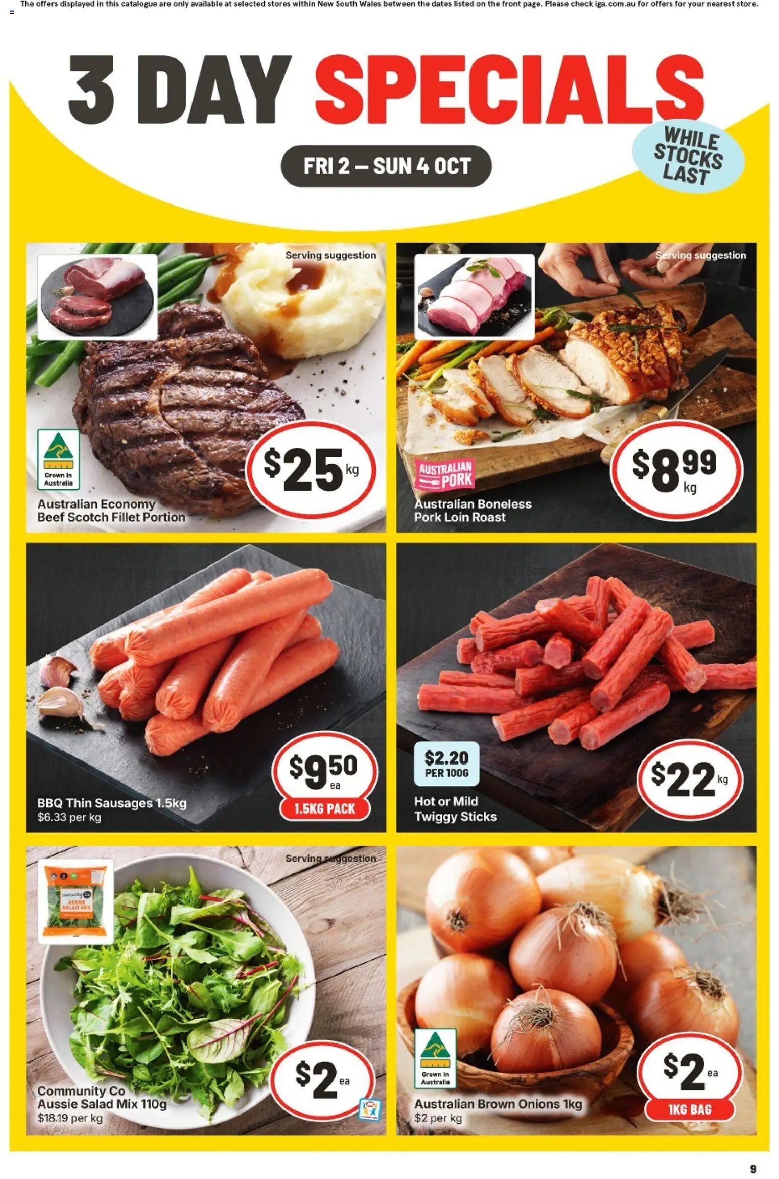 IGA catalogue from 02/10/2026 IGA catalogue 3Day Specials Hackett