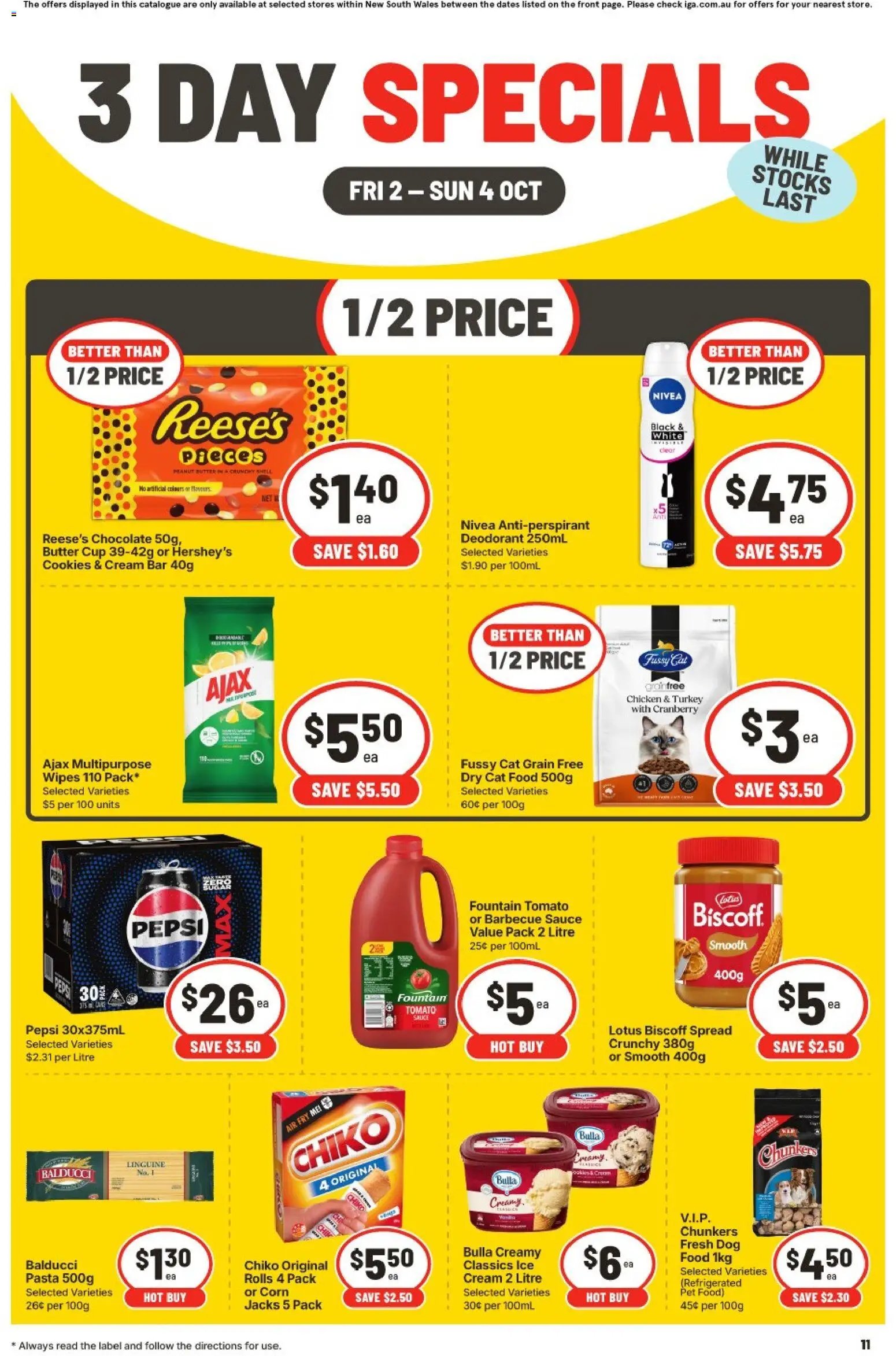 IGA catalogue from 02/10/2026 IGA catalogue 3Day Specials Hackett