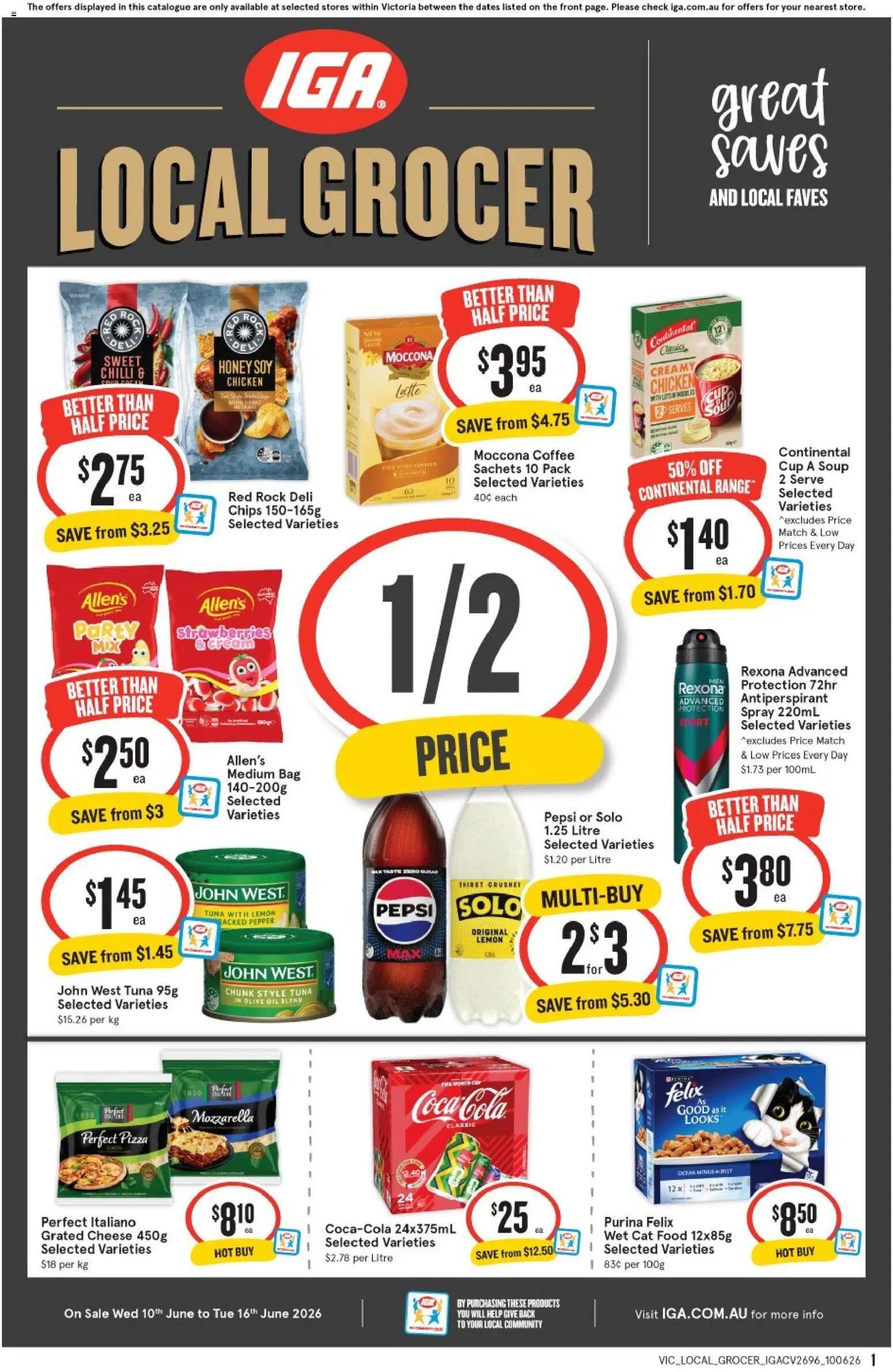 IGA catalogue from 10/06/2026 IGA Local Grocer VIC