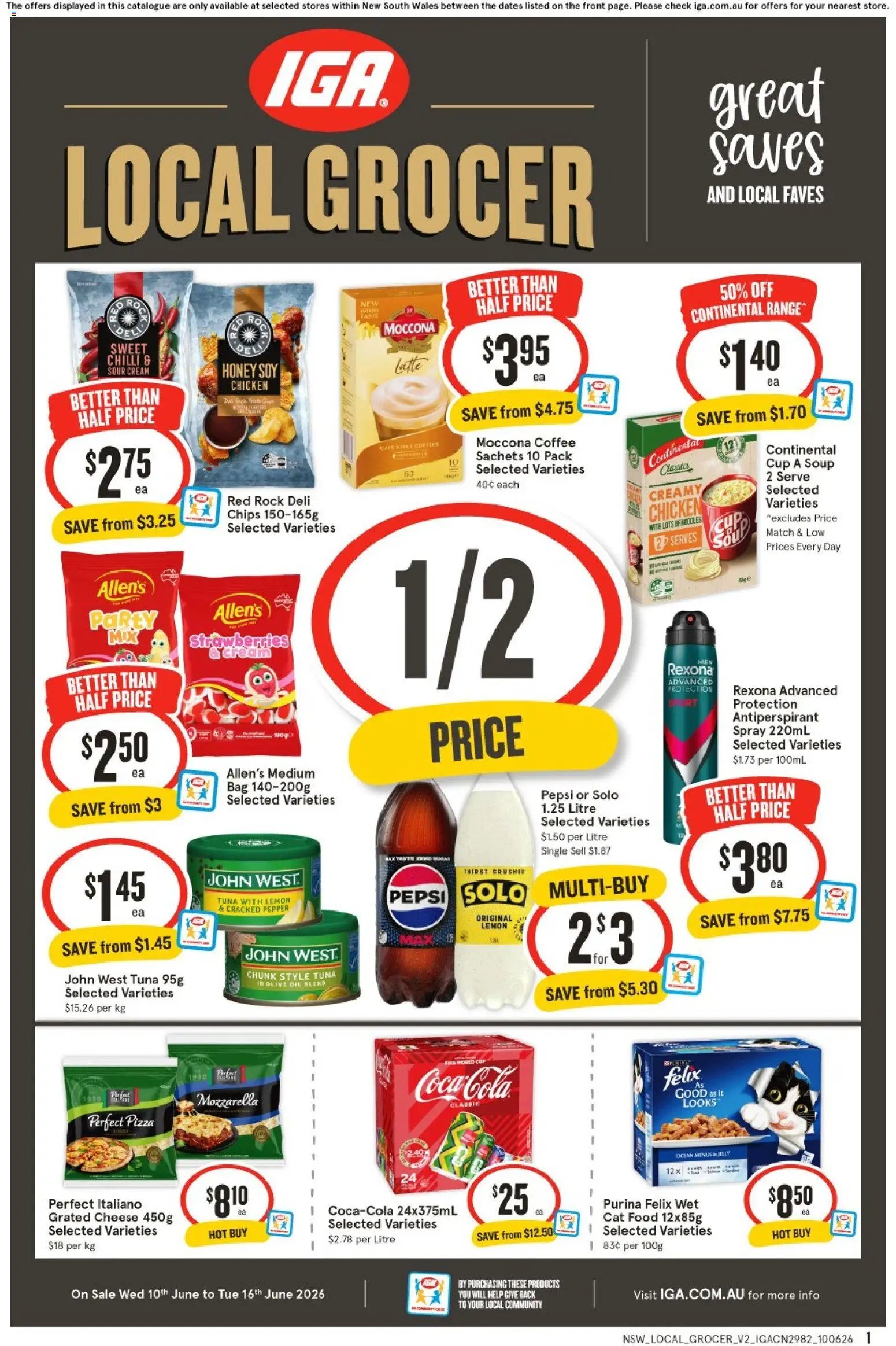 IGA catalogue from 10/06/2026 IGA Local Grocer NSW