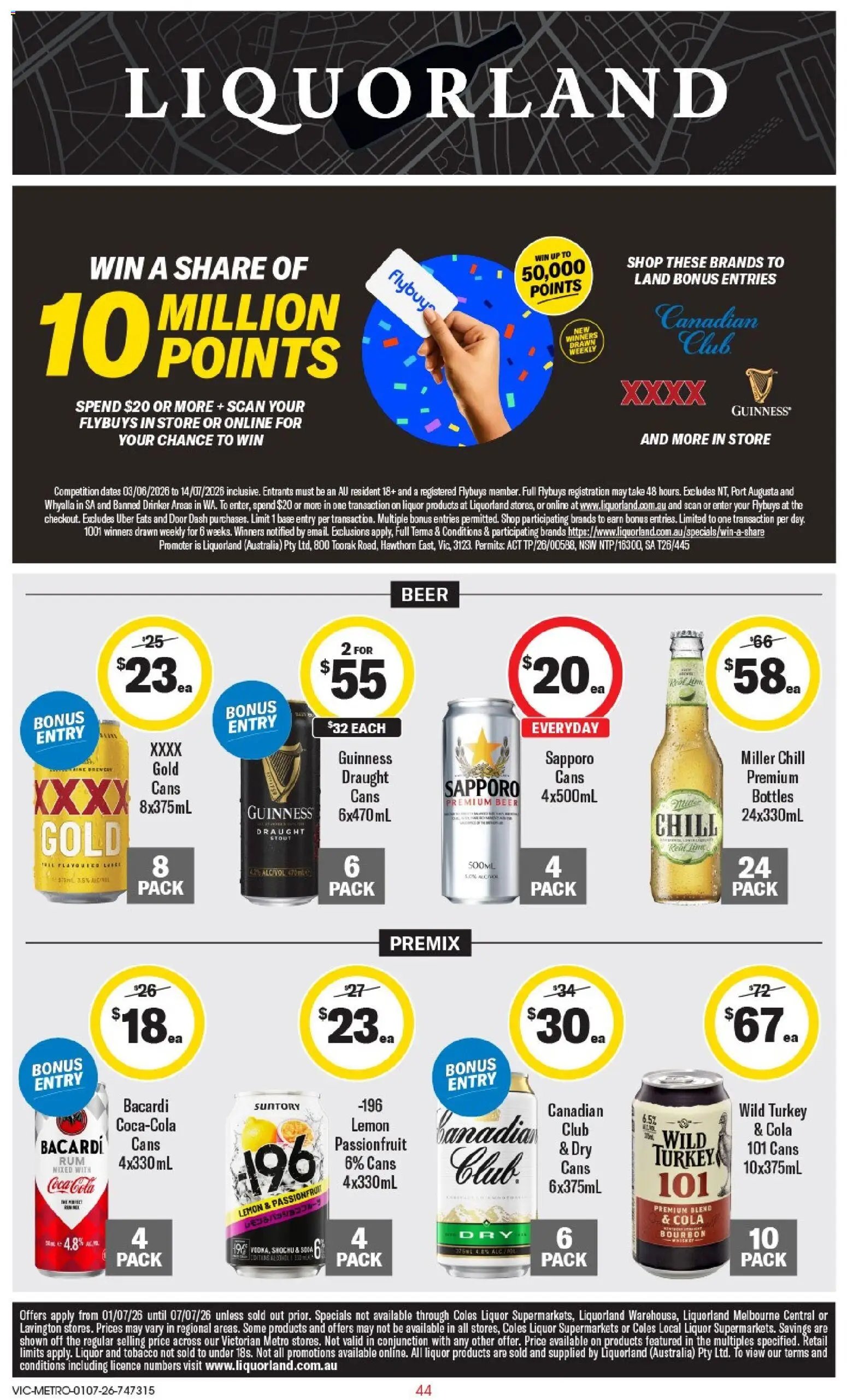 Liquorland catalogue from 01/07/2026 Liquorland catalogue