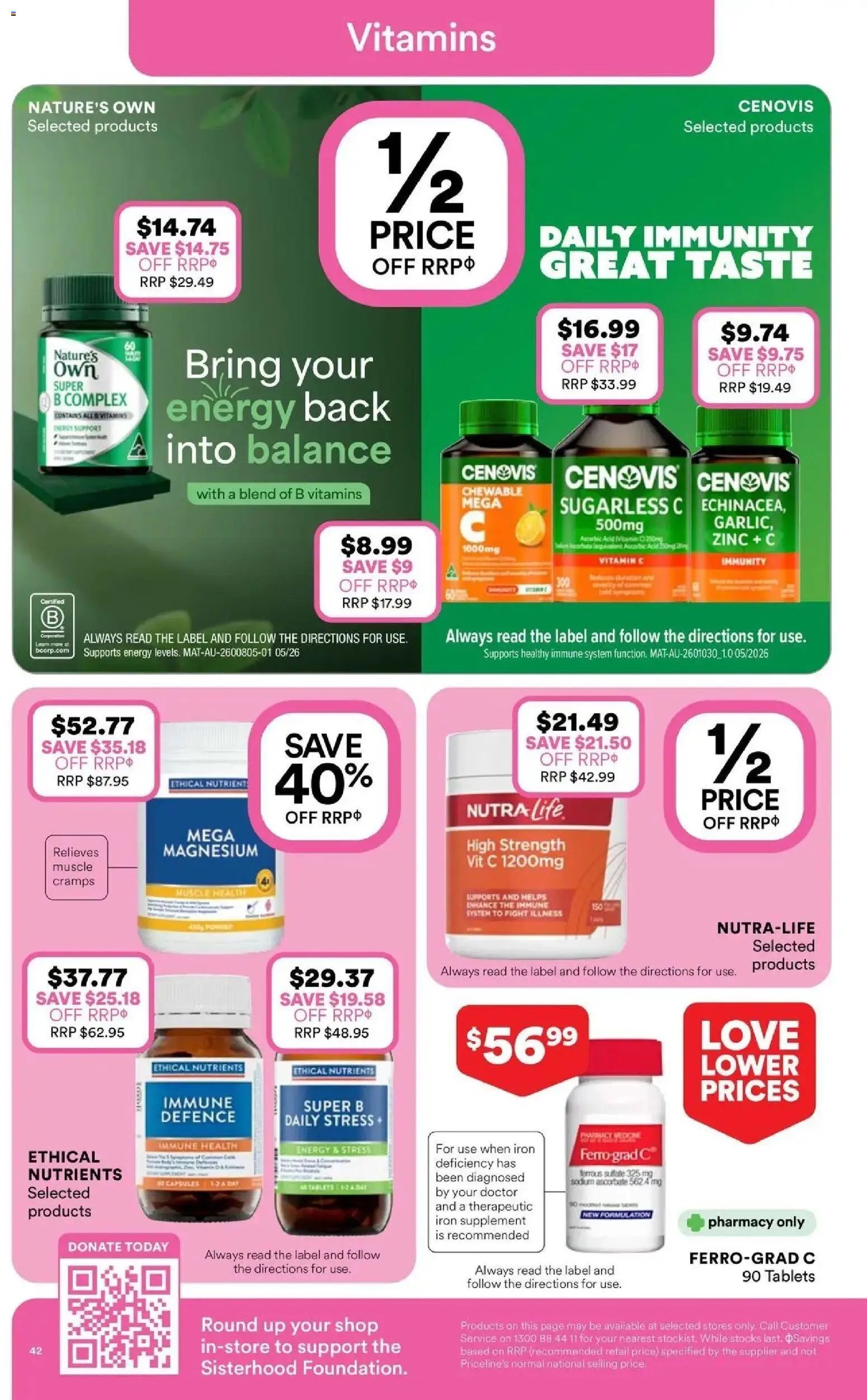 Priceline Pharmacy catalogue from 01/07/2026 Priceline Pharmacy catalogue Sippy Downs