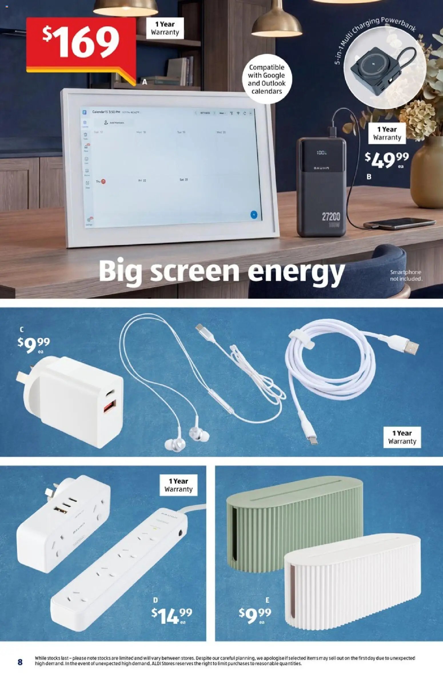Aldi catalogue from 22/07/2026 Aldi Big screen energy