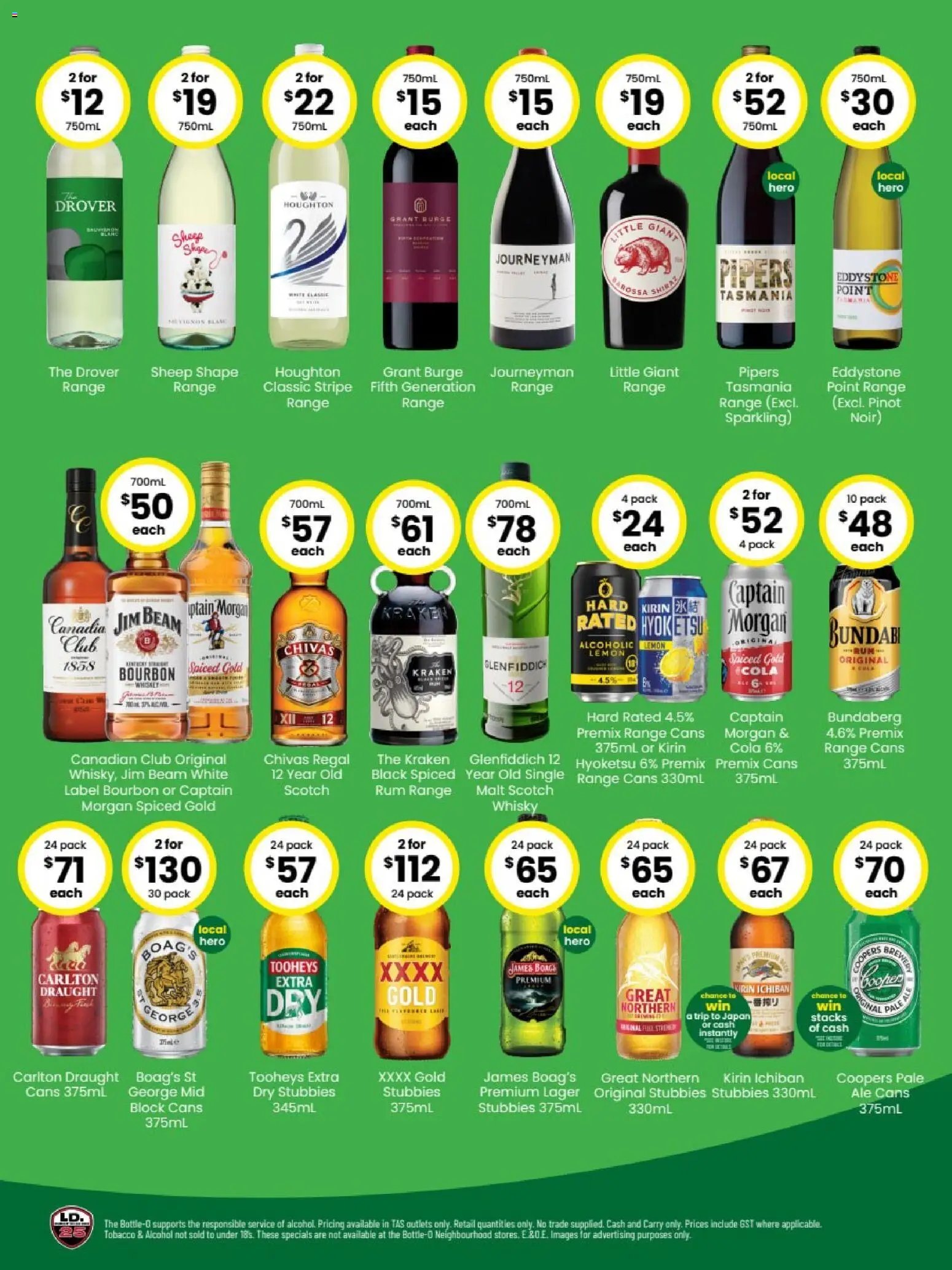 The Bottle-O catalogue from 08/06/2026 The Bottle-O catalogue QUEENSTOWN