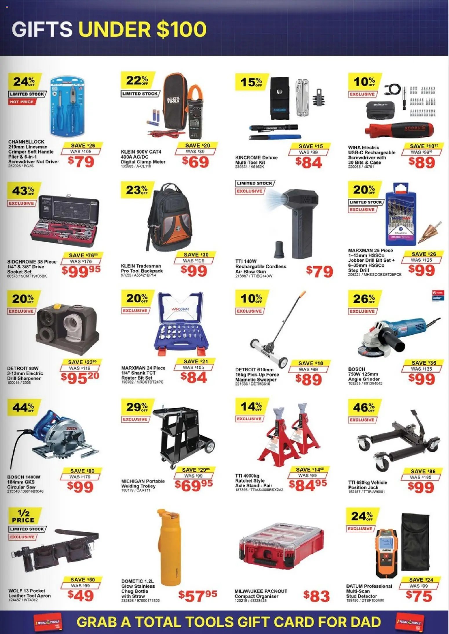 Total Tools catalogue from 25/08/2026 Total Tools catalogue Father's Day