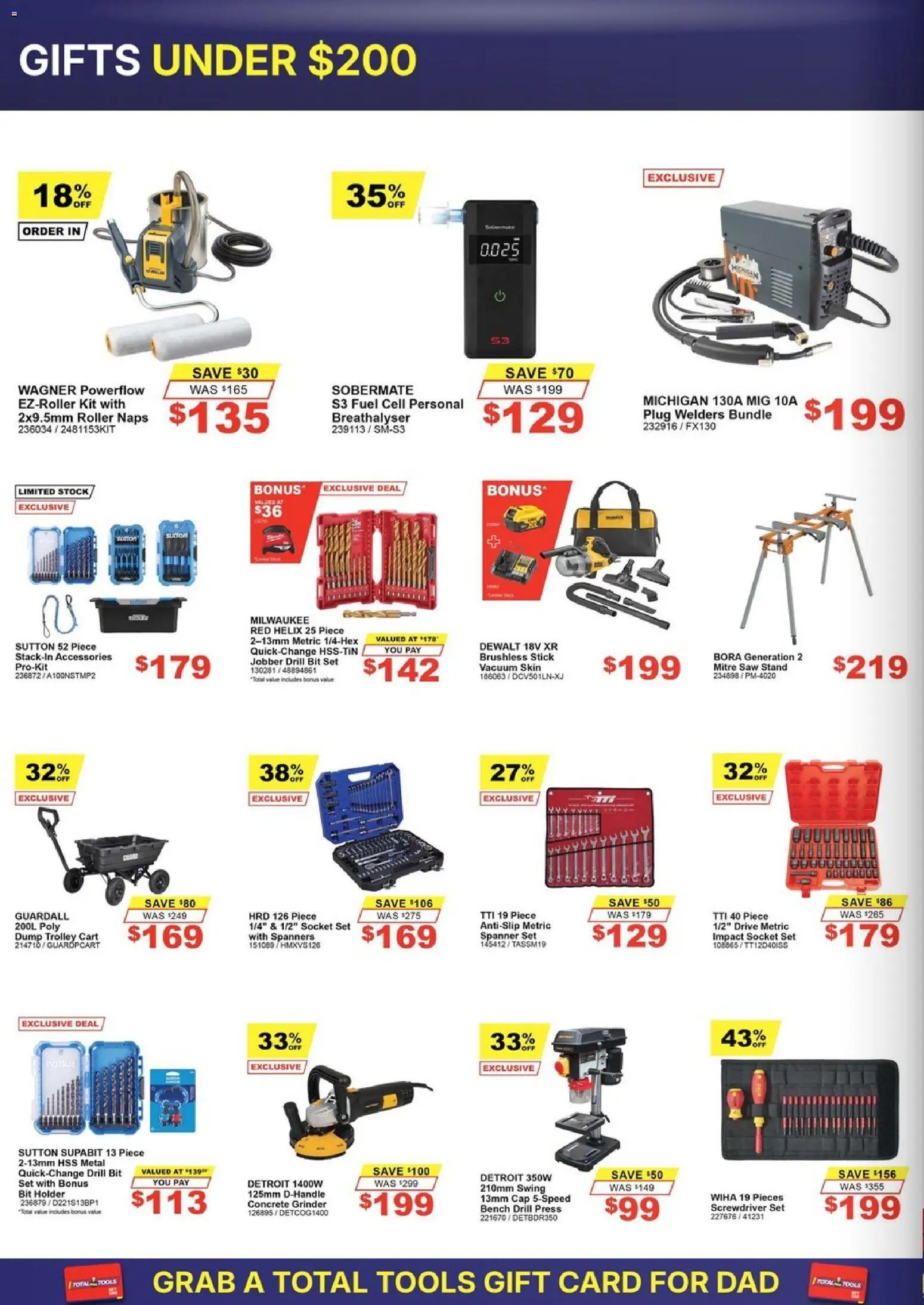 Total Tools catalogue from 25/08/2026 Total Tools catalogue Father's Day