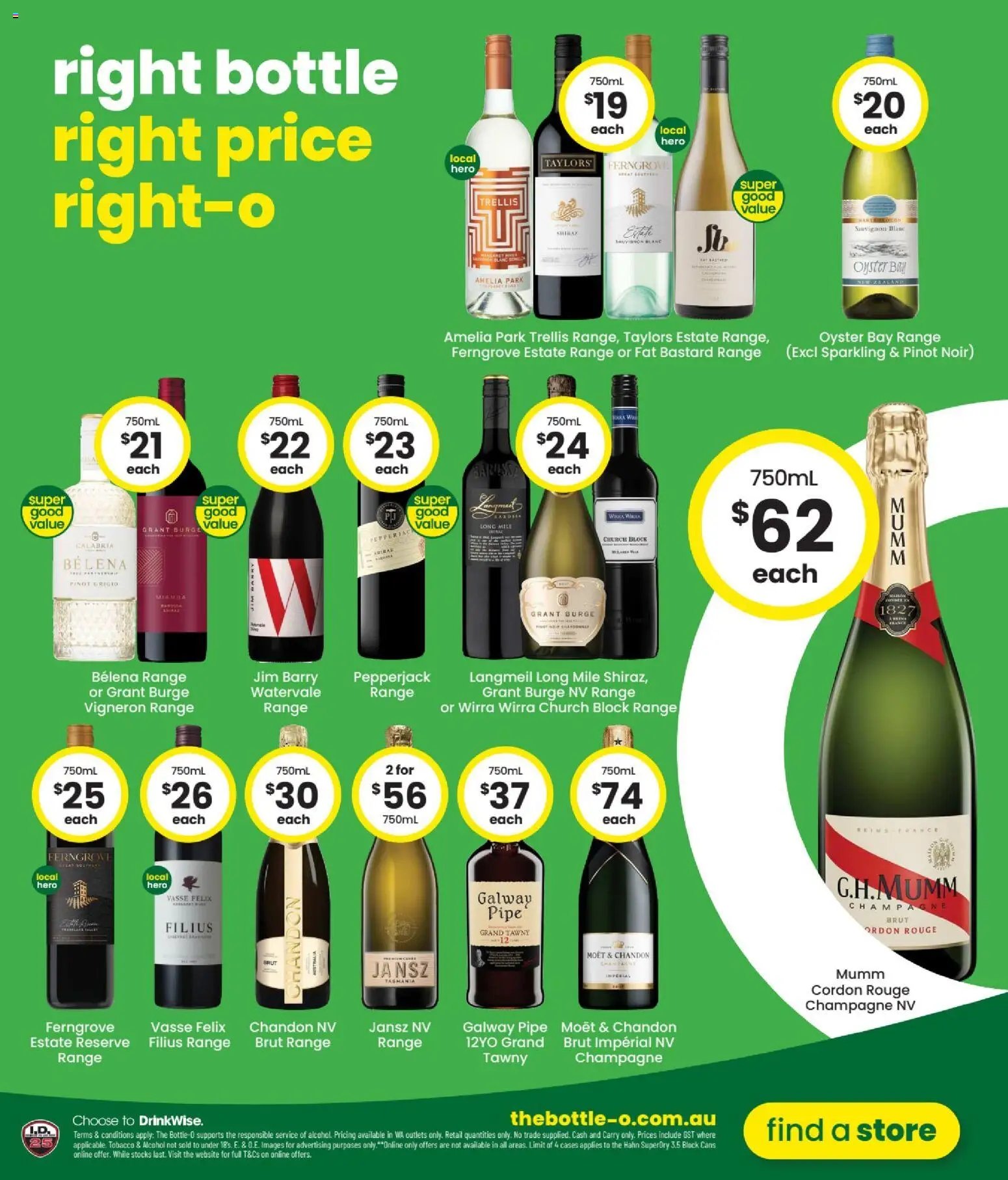 The Bottle-O catalogue from 06/07/2026 The Bottle-O catalogue BREMER BAY