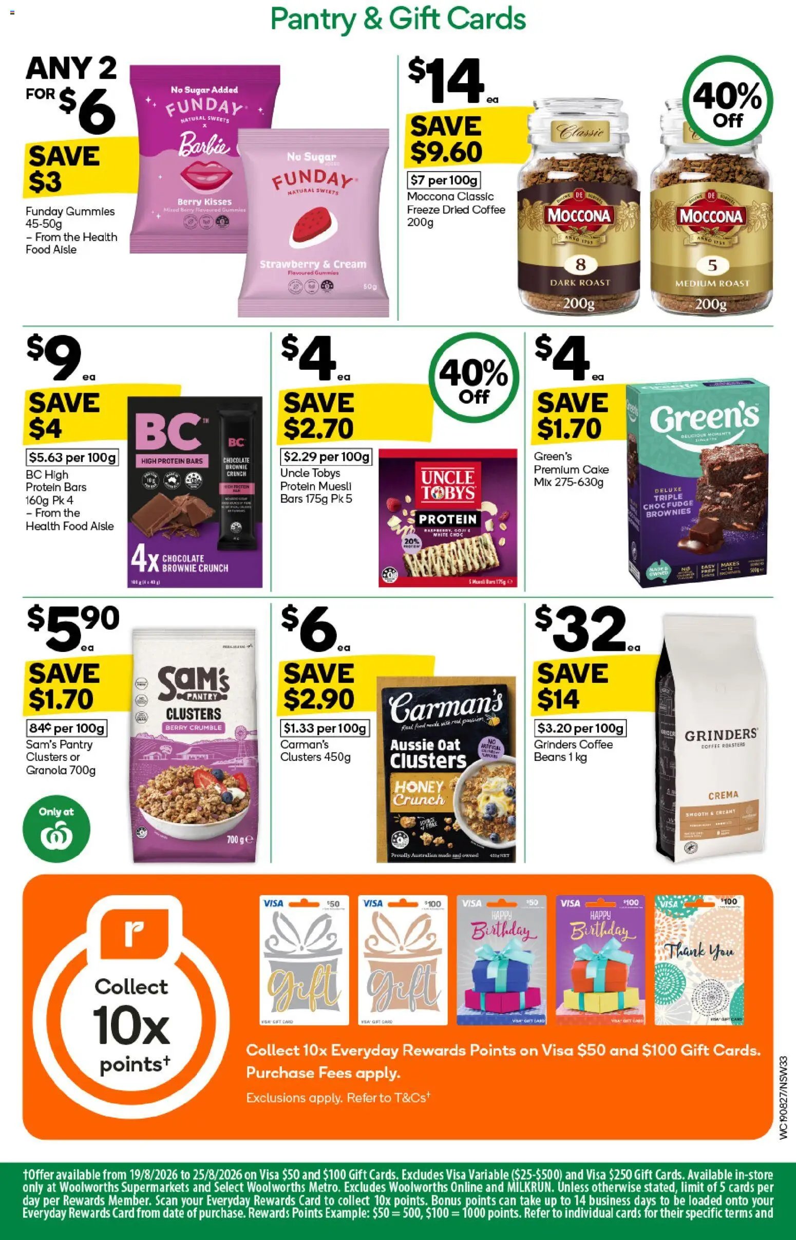 Woolworths catalogue from 19/08/2026 Woolworths catalogue