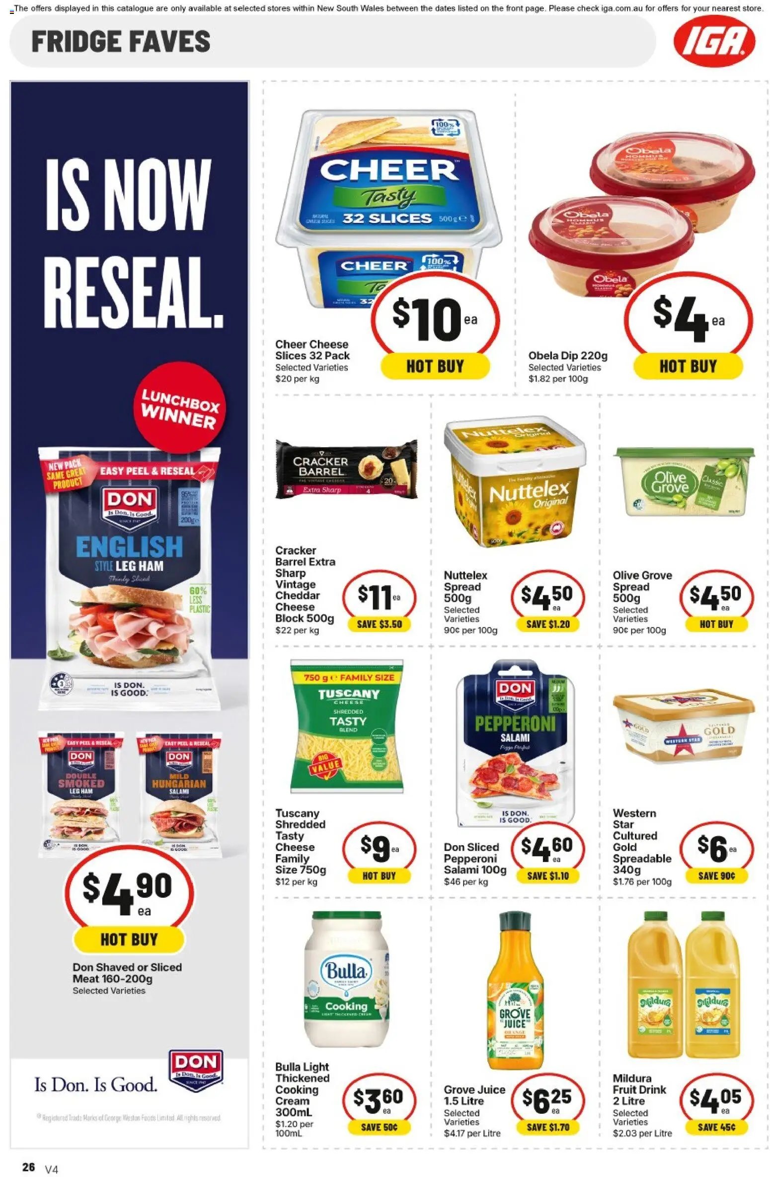 IGA catalogue from 30/09/2026 IGA catalogue Summer Hill