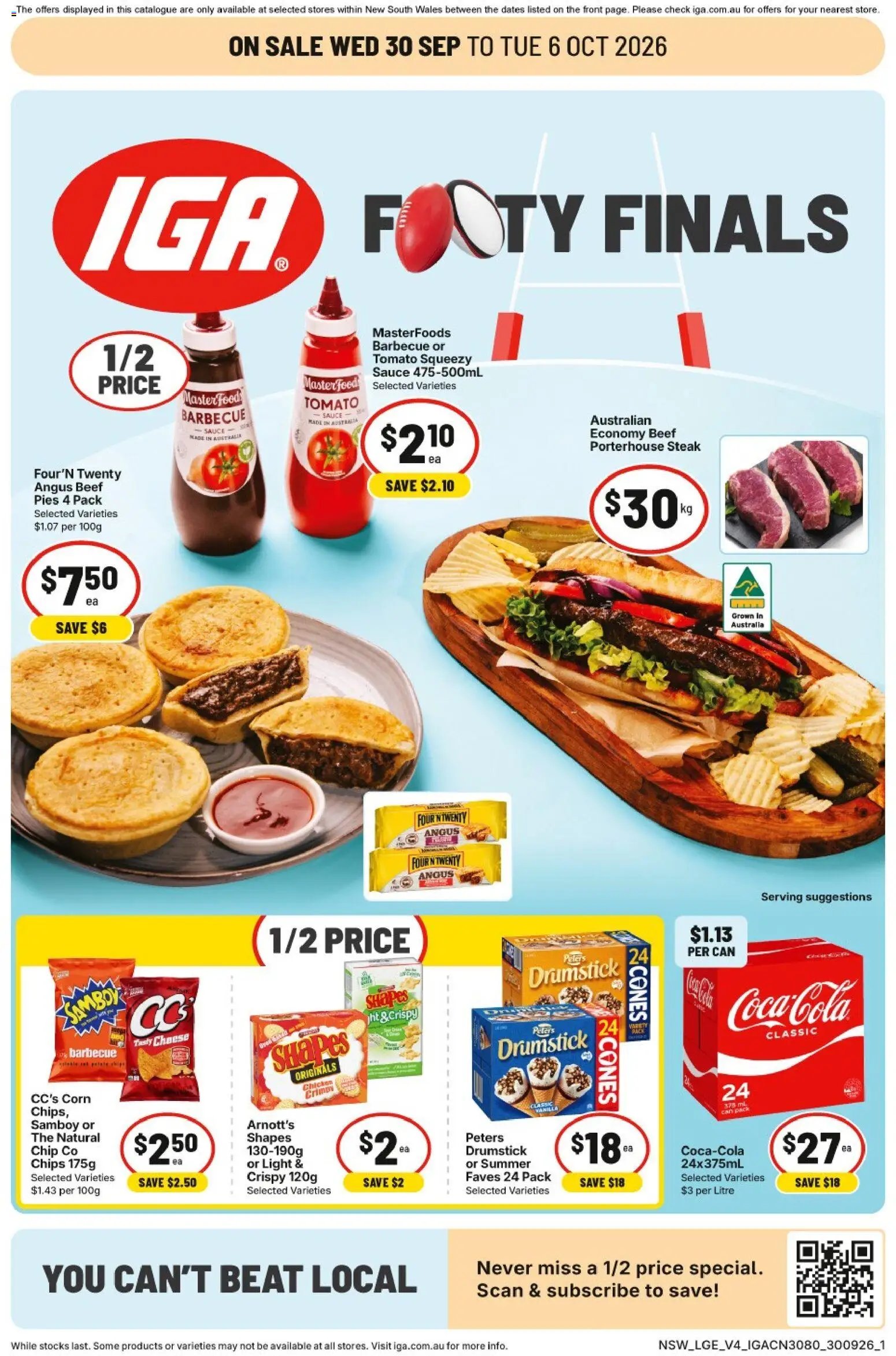 IGA catalogue from 30/09/2026 IGA catalogue Summer Hill