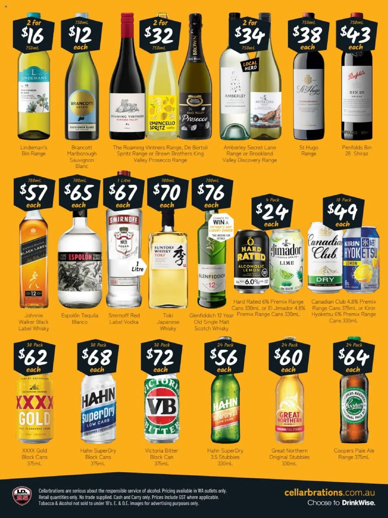 Cellarbrations catalogue from 24/08/2026 Cellarbrations catalogue ARMADALE
