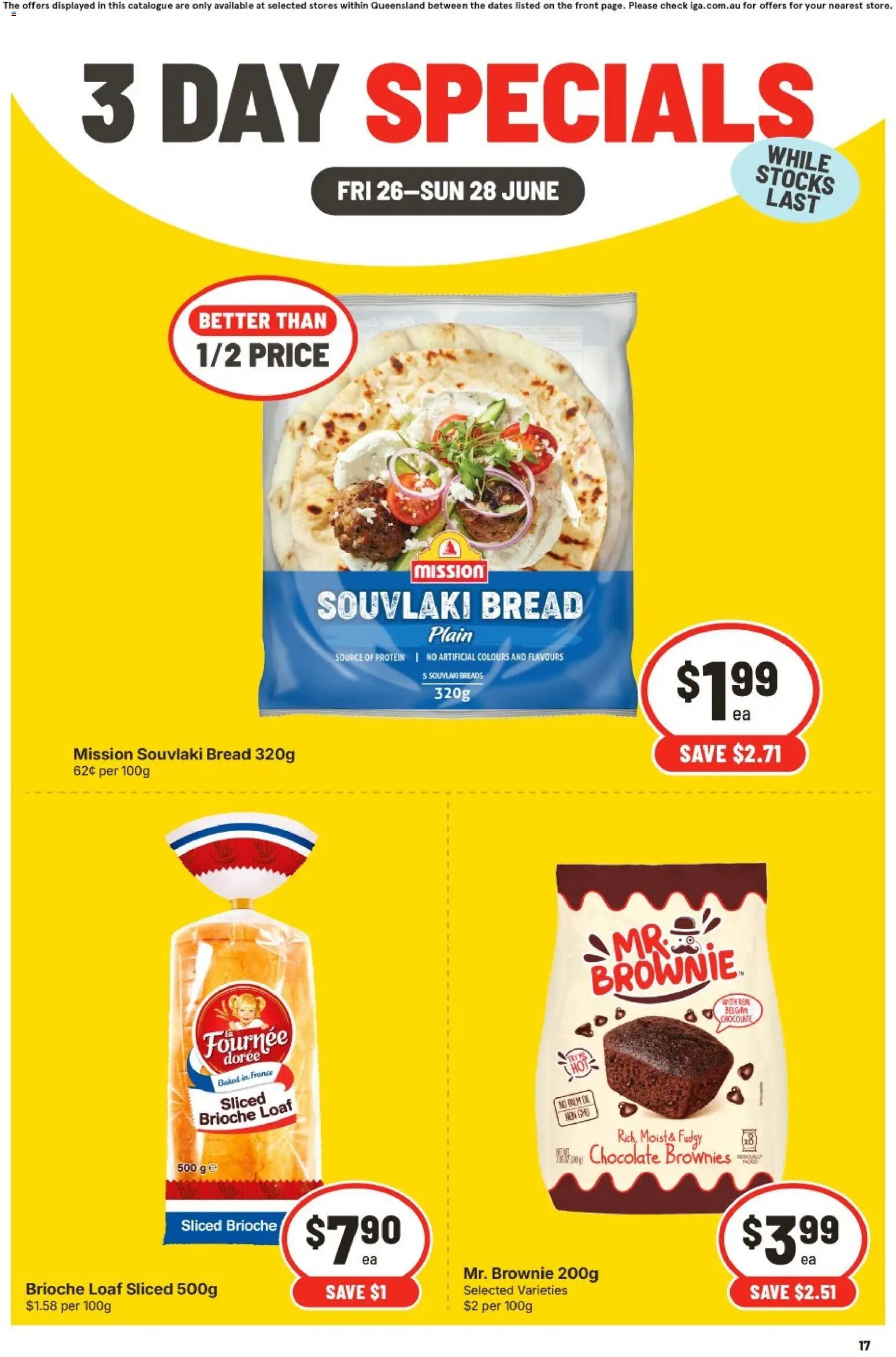 IGA catalogue from 26/06/2026 IGA -3 Day Specials - QLD