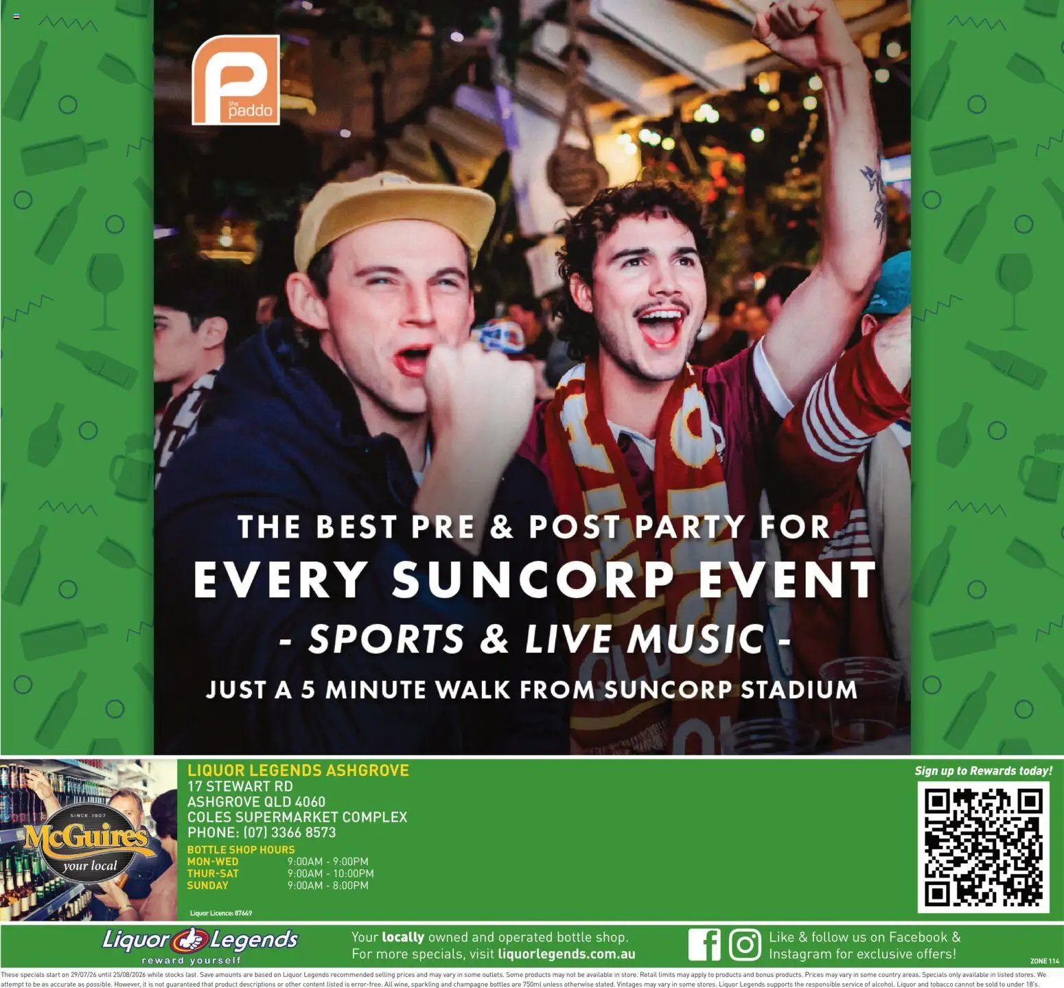 Liquor Legends catalogue from 29/07/2026 Liquor Legends catalogue Ashgrove
