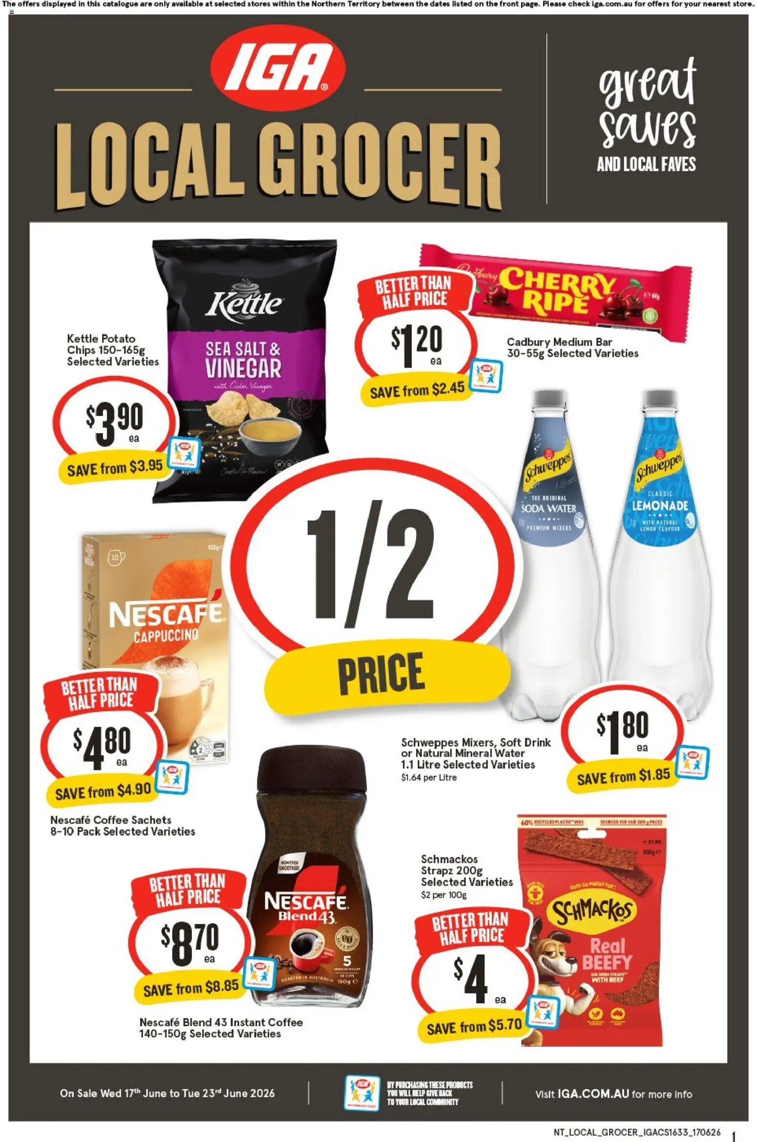 IGA catalogue from 17/06/2026 IGA Local Grocer NT
