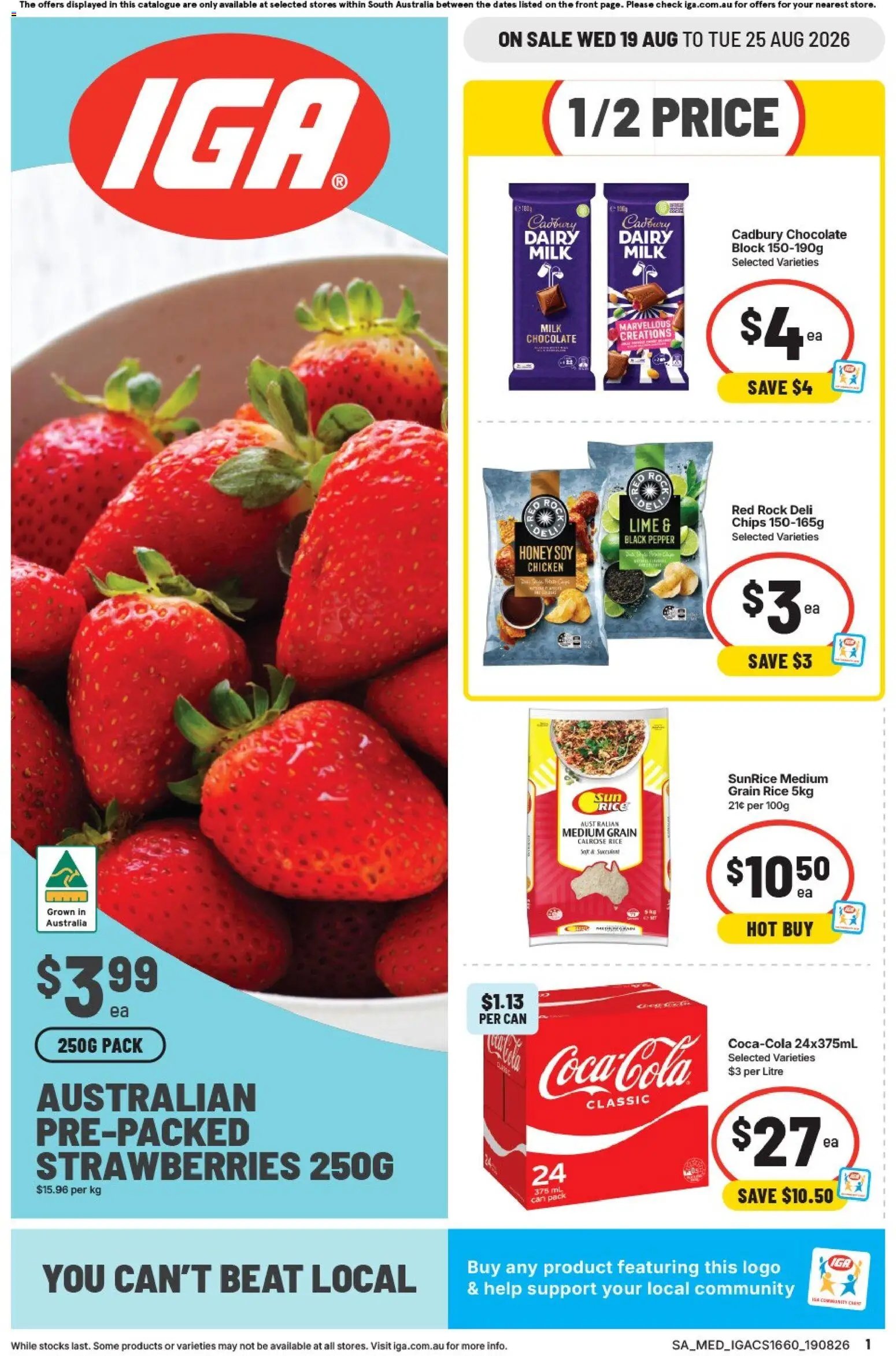 IGA catalogue from 19/08/2026 IGA catalogue SA