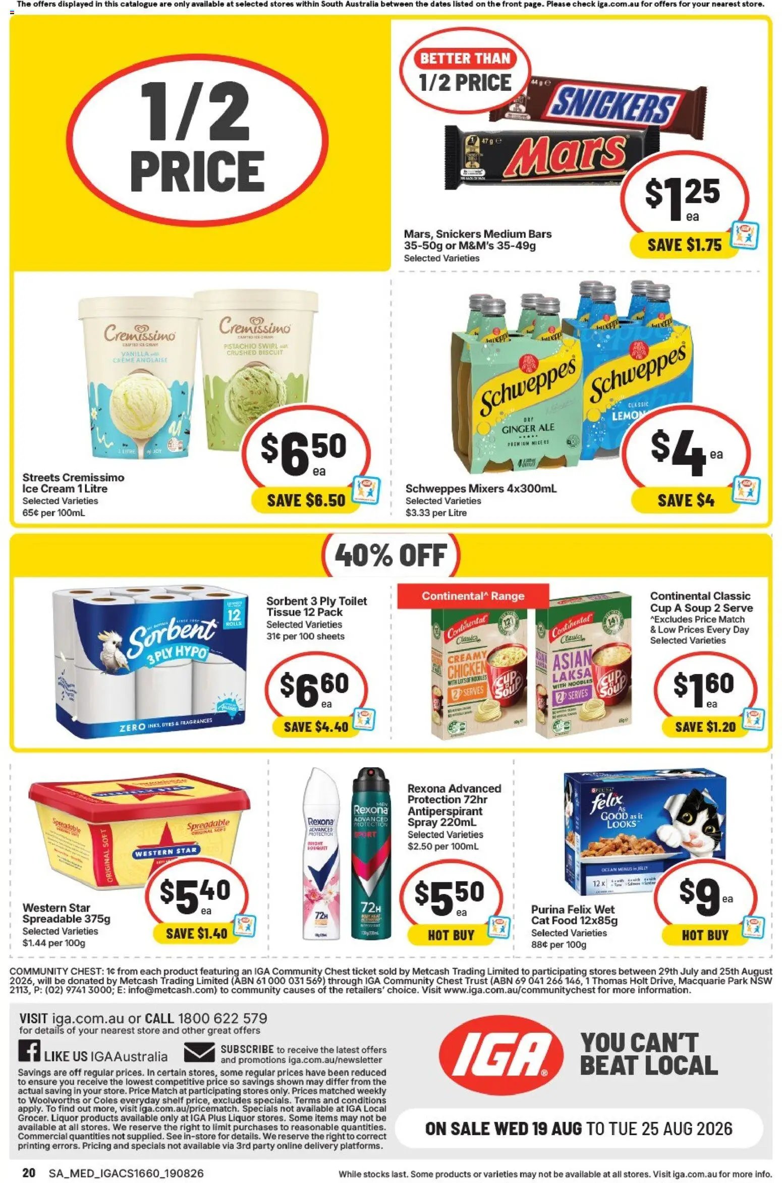 IGA catalogue from 19/08/2026 IGA catalogue SA