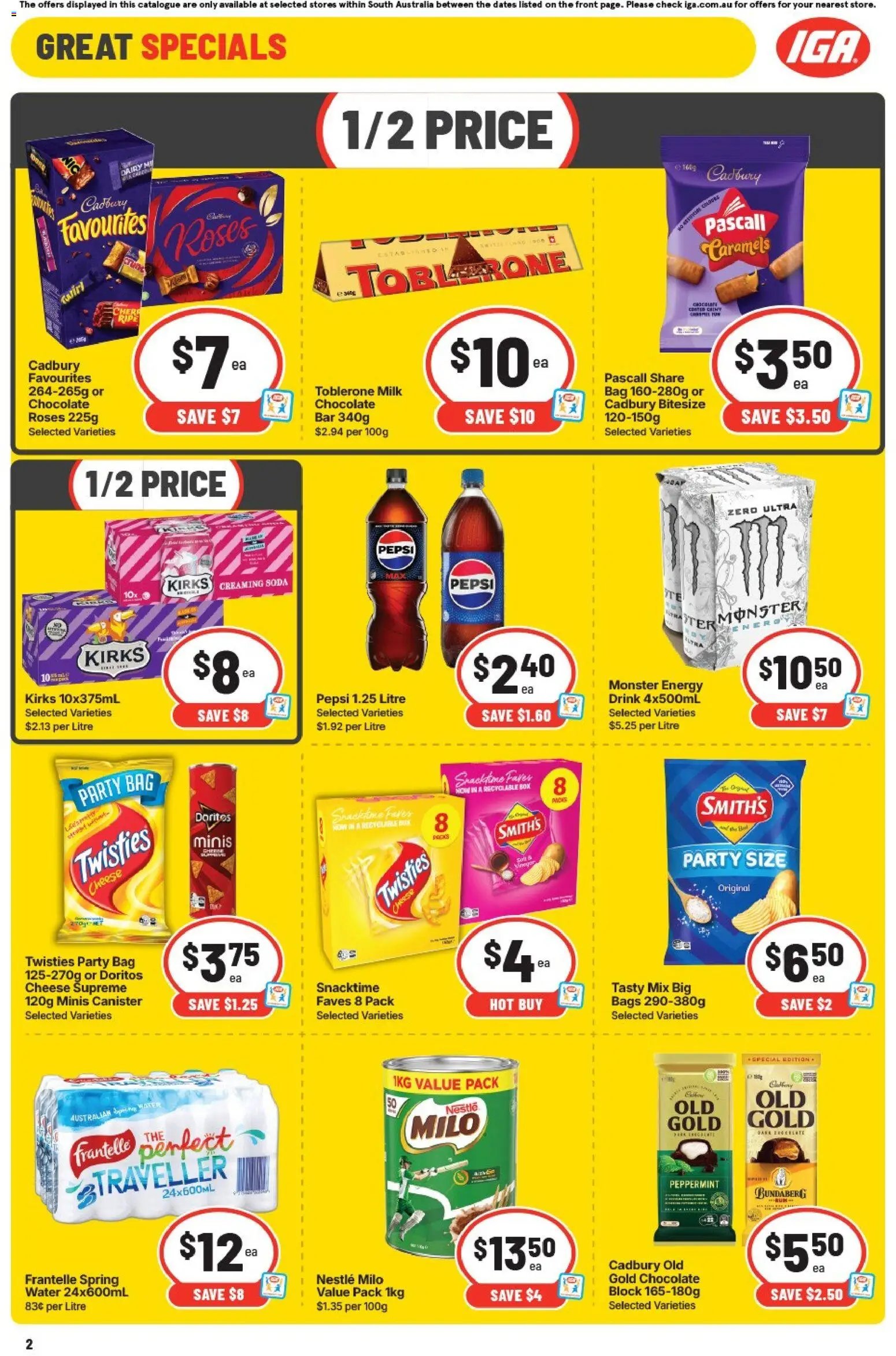 IGA catalogue from 19/08/2026 IGA catalogue SA