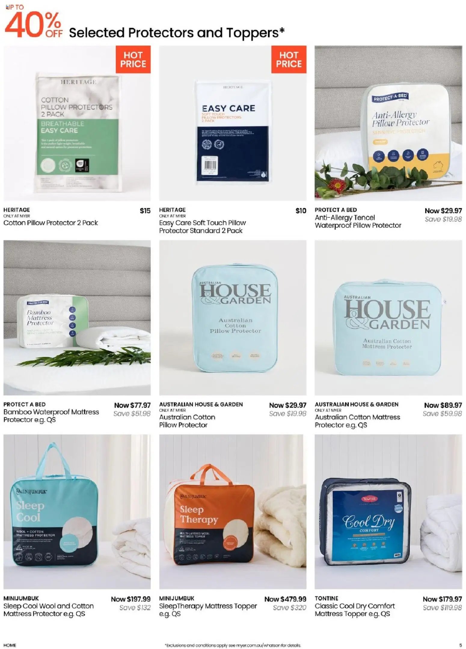 Myer catalogue from 09/08/2026 Myer Bed, Bath & Living Home Essentials