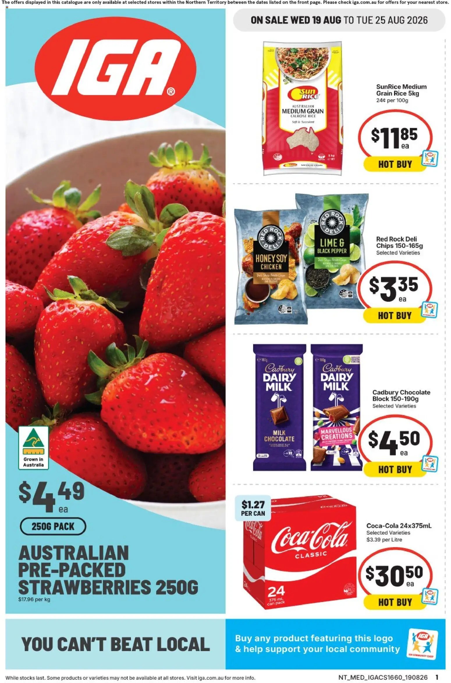 IGA catalogue from 19/08/2026 IGA catalogue NT