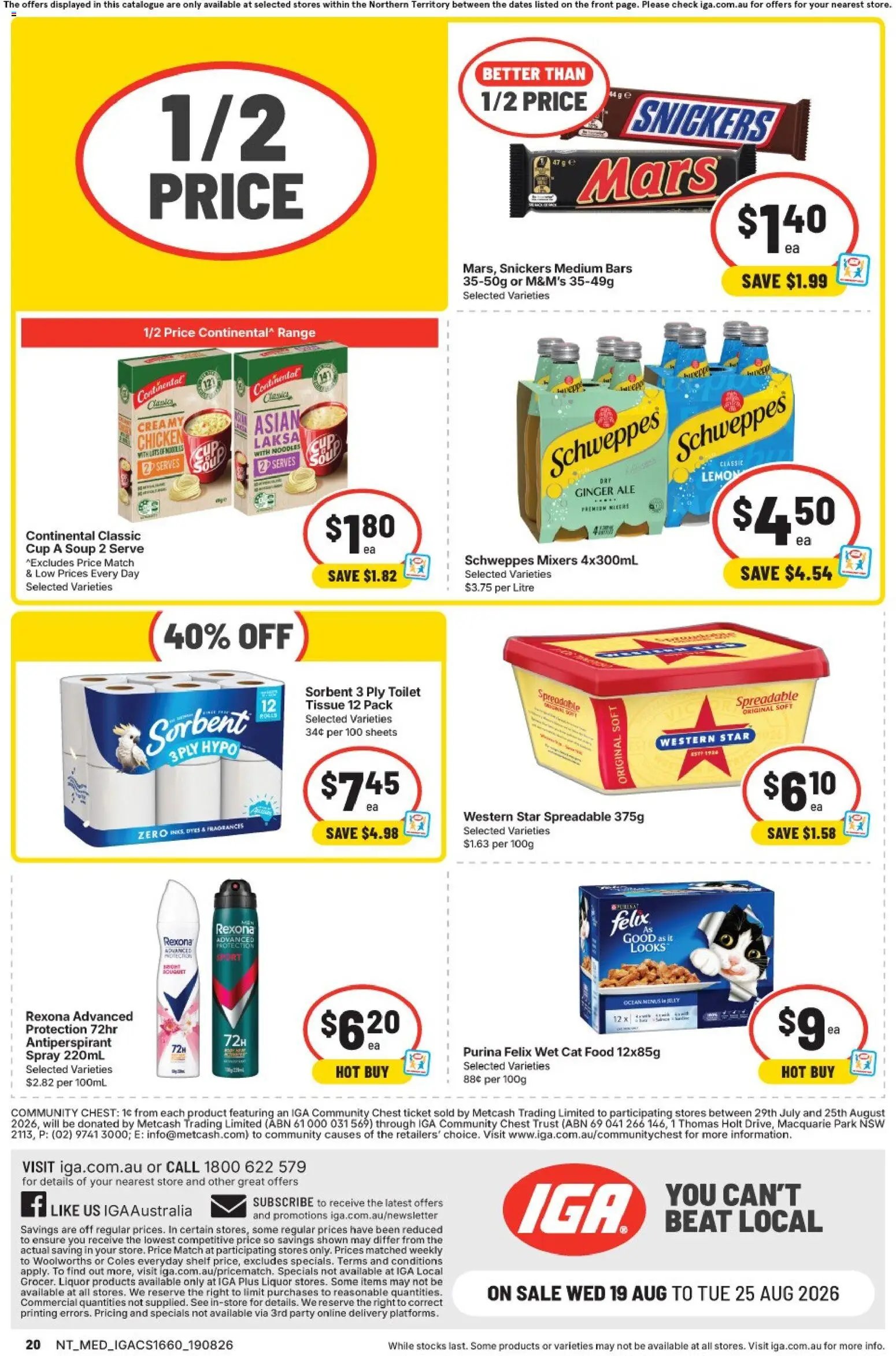 IGA catalogue from 19/08/2026 IGA catalogue NT