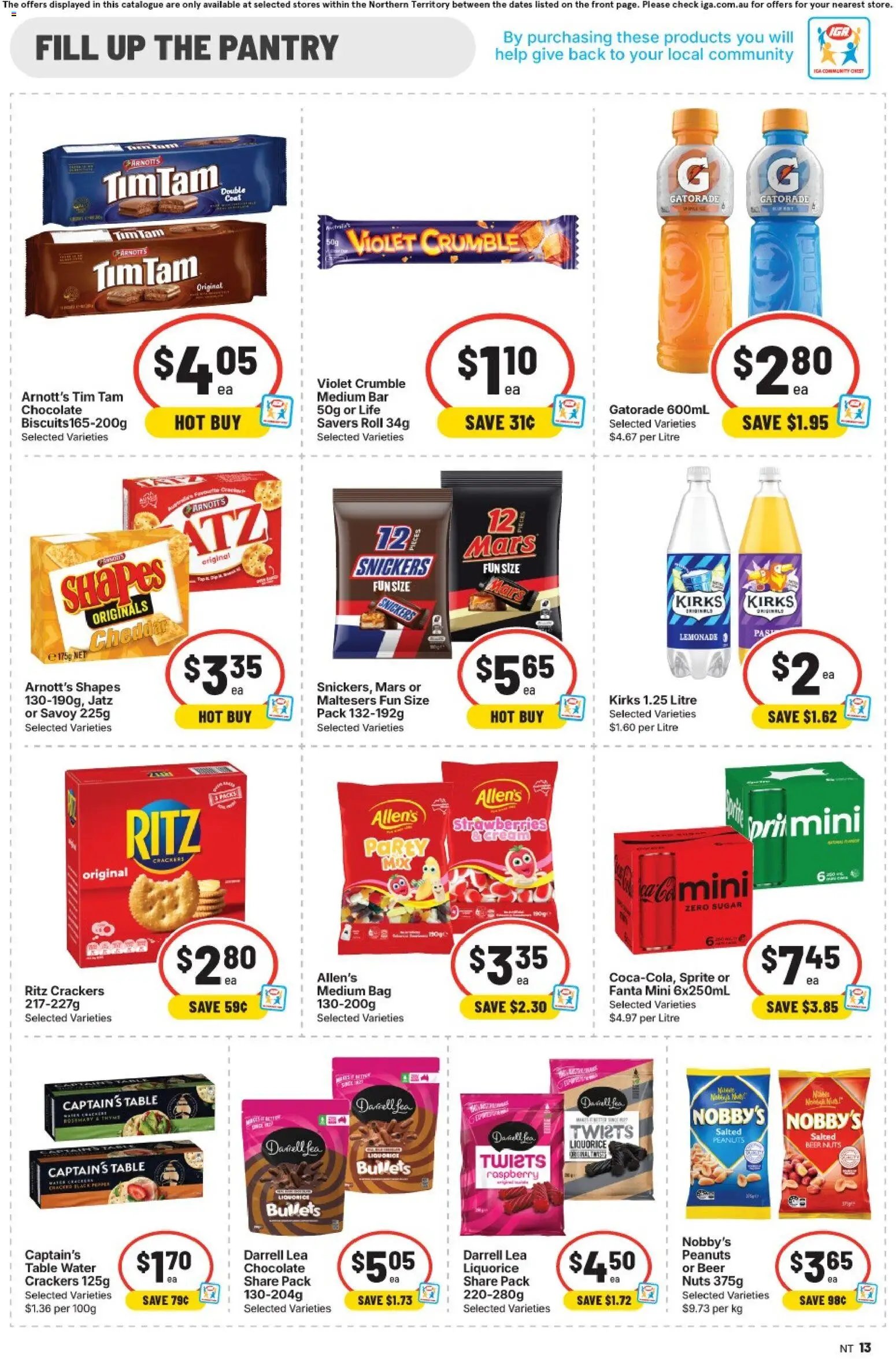IGA catalogue from 19/08/2026 IGA catalogue NT
