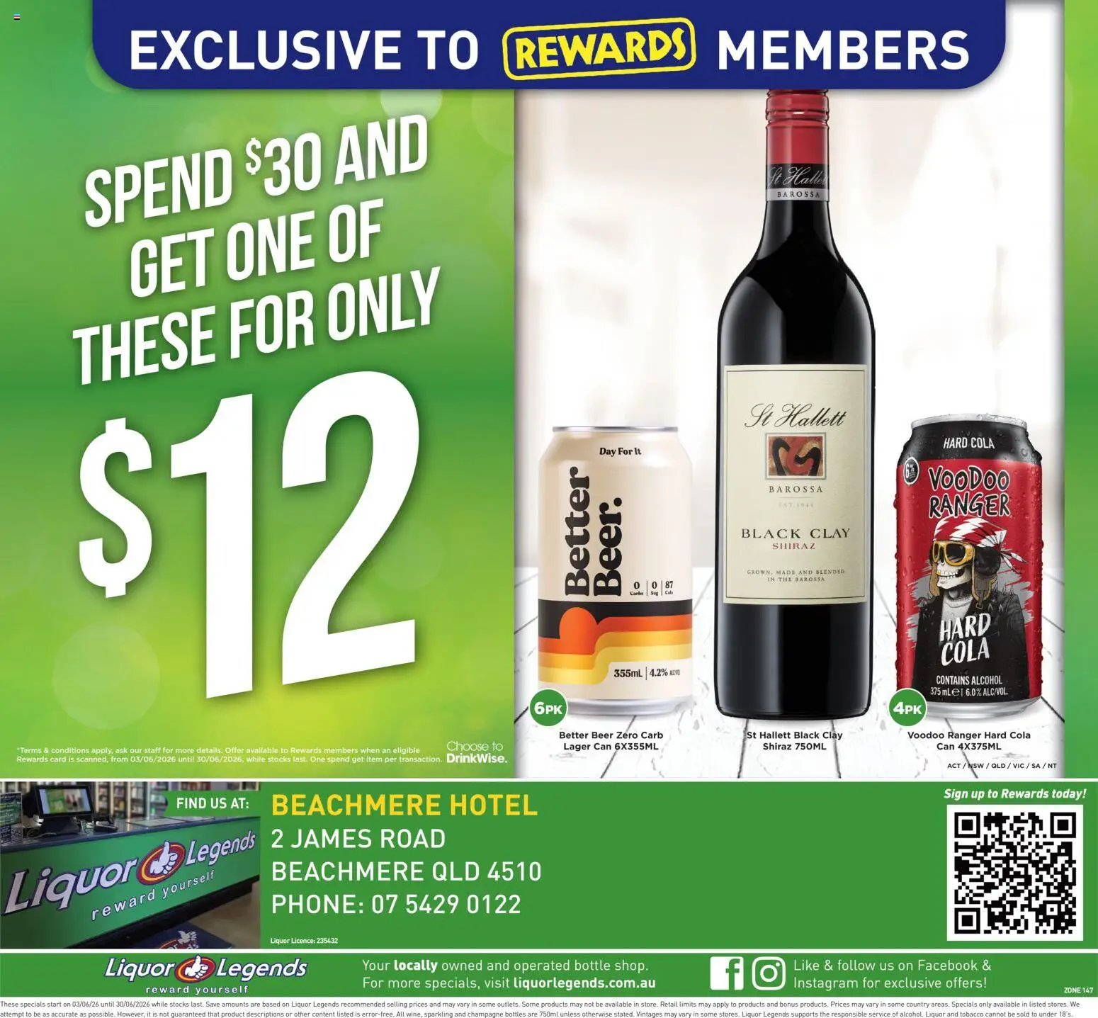 Liquor Legends catalogue from 03/06/2026 Liquor Legends catalogue Beachmere