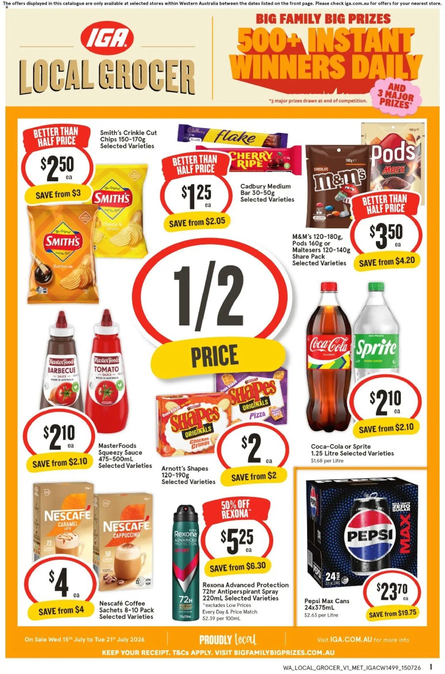 IGA catalogue from 15/07/2026 IGA Local Grocer WA