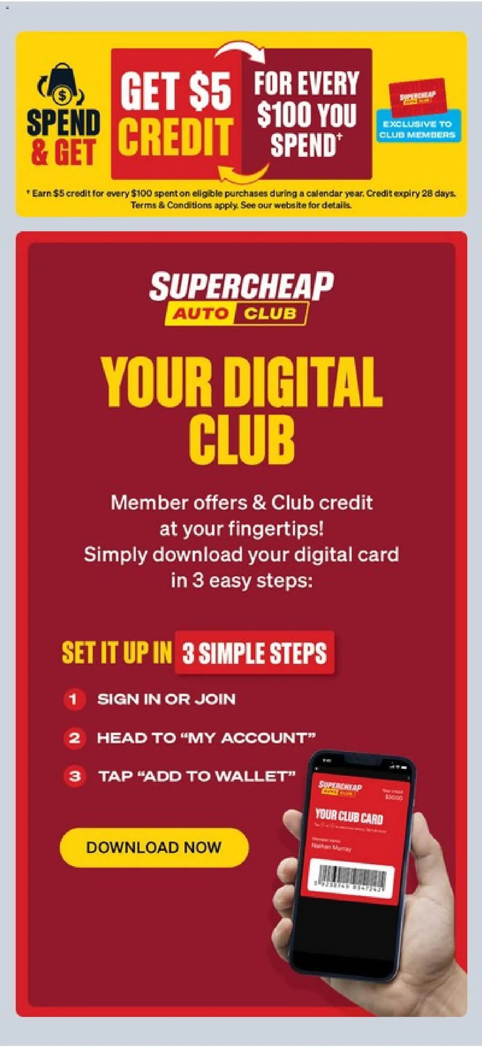 Supercheap Auto catalogue from 01/07/2026 Supercheap Auto catalogue