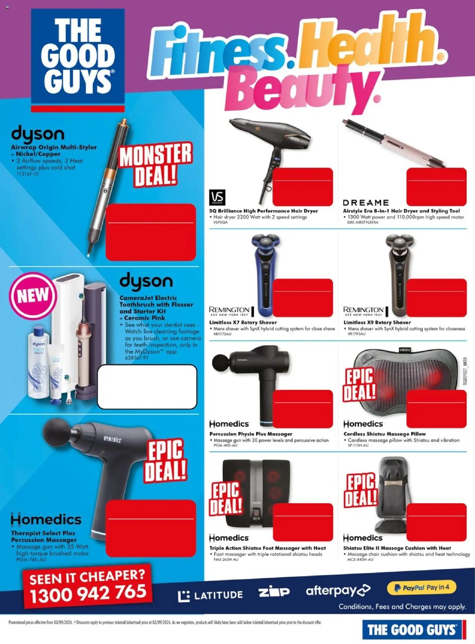 The Good Guys catalogue from 03/09/2026 The Good Guys Don't Miss These Deals