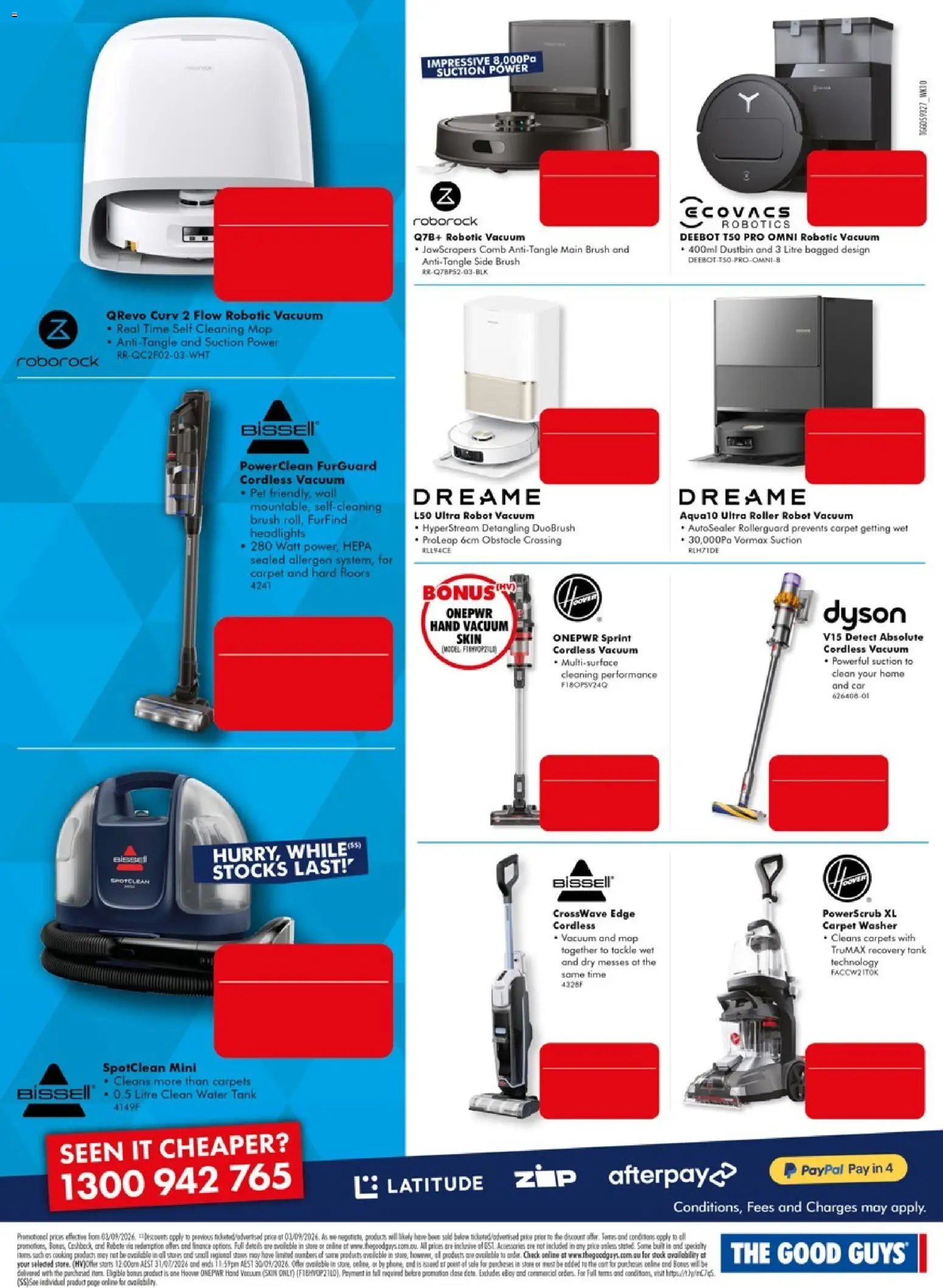 The Good Guys catalogue from 03/09/2026 The Good Guys Don't Miss These Deals