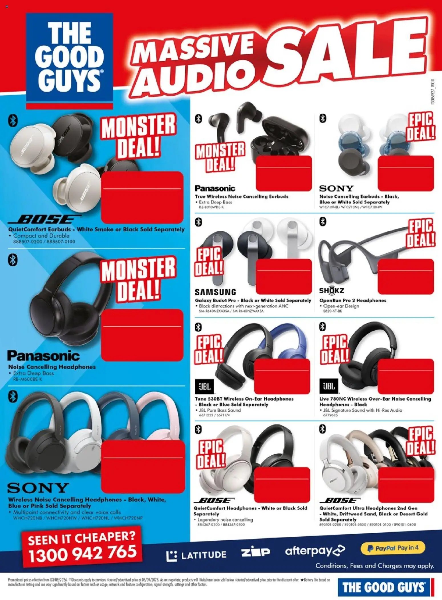 The Good Guys catalogue from 03/09/2026 The Good Guys Don't Miss These Deals
