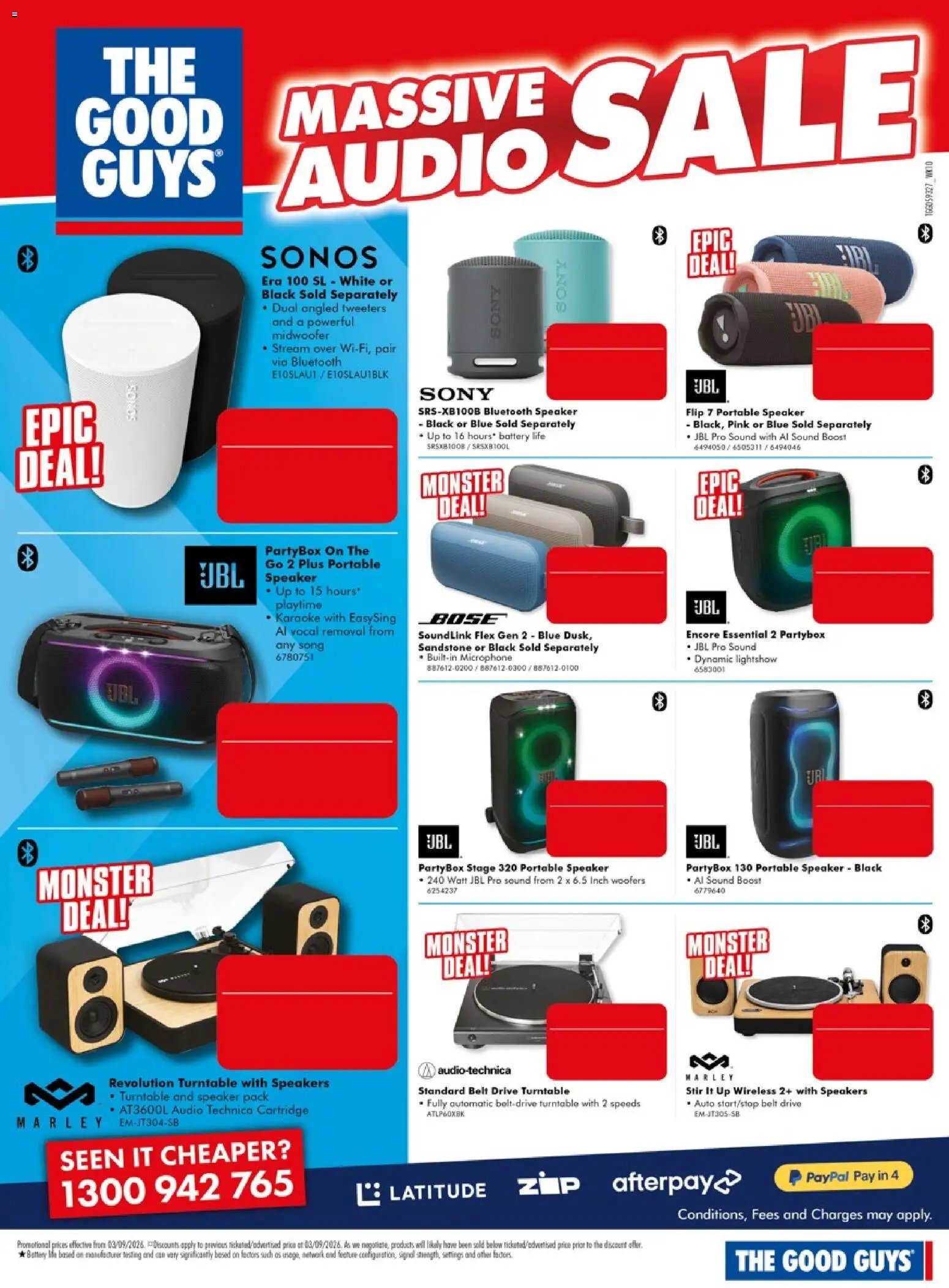The Good Guys catalogue from 03/09/2026 The Good Guys Don't Miss These Deals