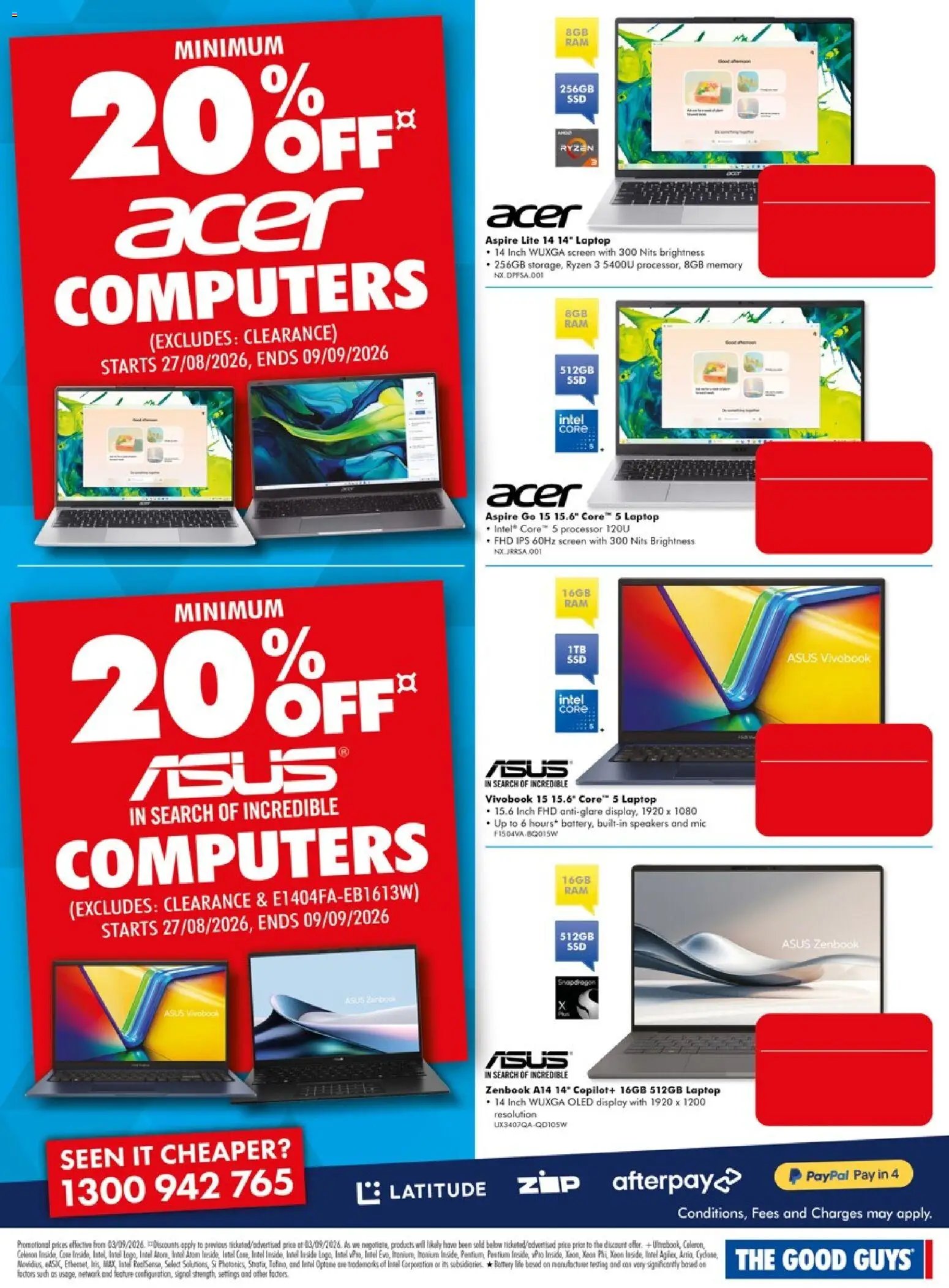 The Good Guys catalogue from 03/09/2026 The Good Guys Don't Miss These Deals