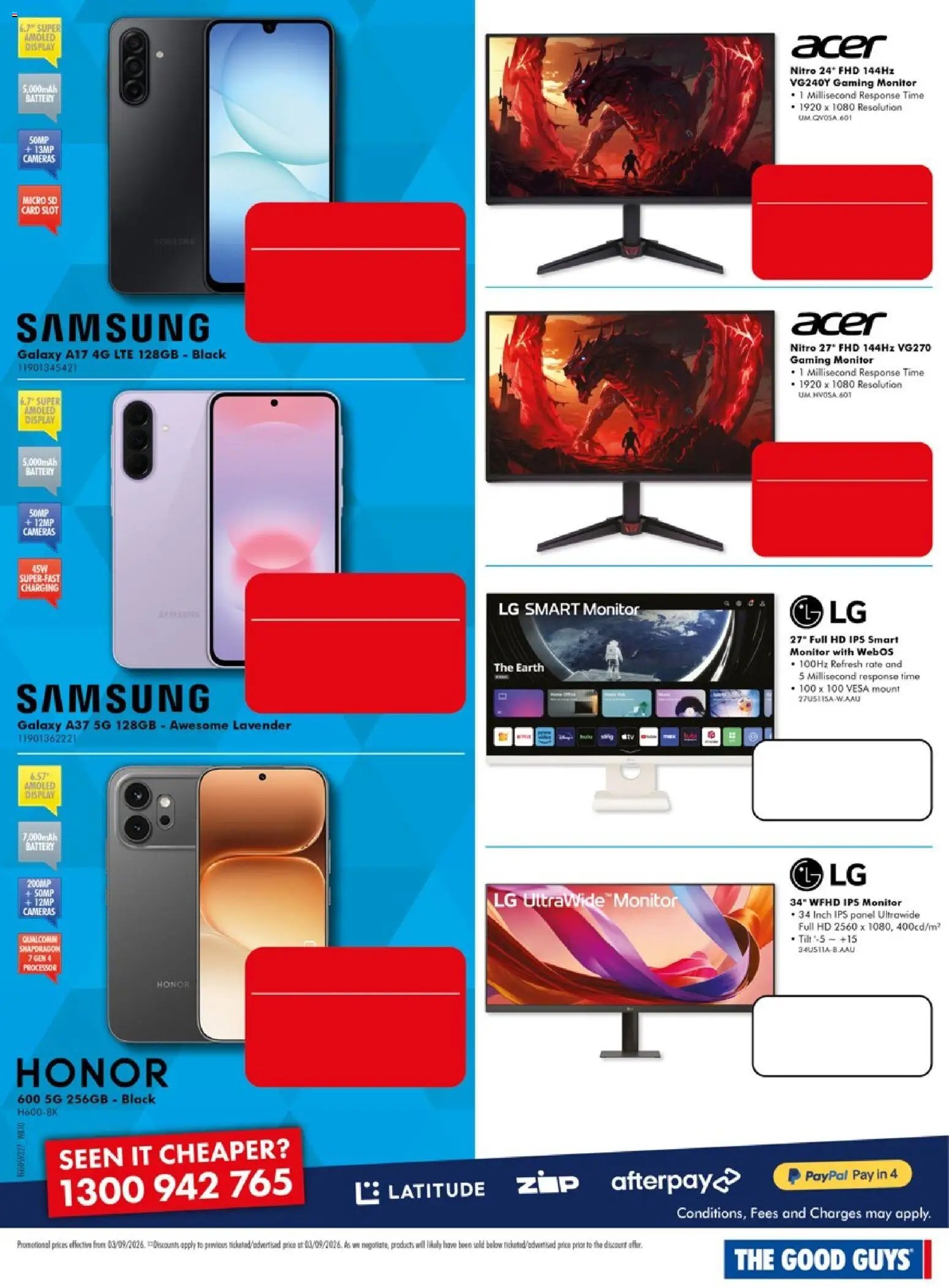 The Good Guys catalogue from 03/09/2026 The Good Guys Don't Miss These Deals
