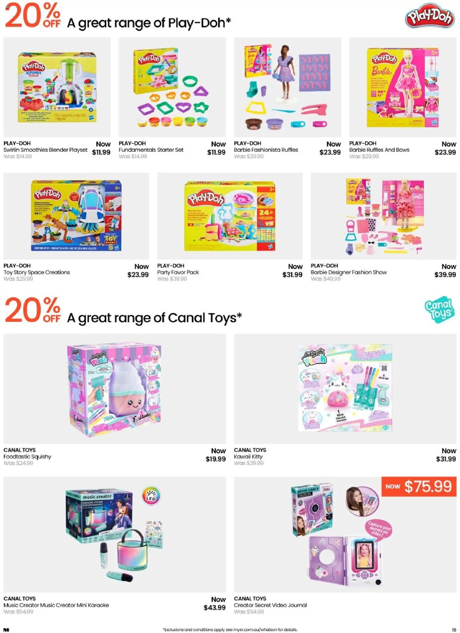 Myer catalogue from 22/06/2026 Myer - Toy Sale