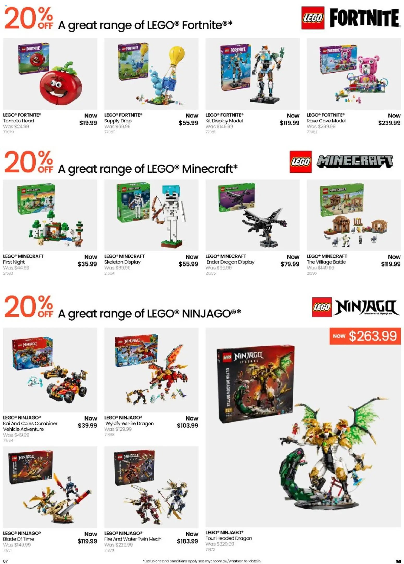 Myer catalogue from 22/06/2026 Myer - Toy Sale