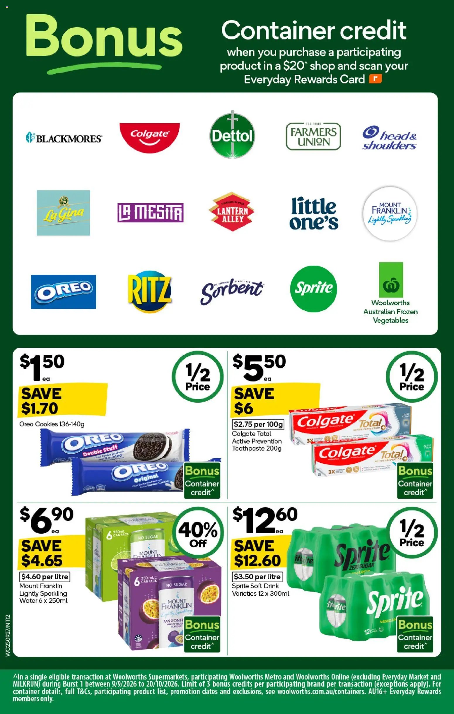 Woolworths catalogue from 23/09/2026 Woolworths catalogue TN