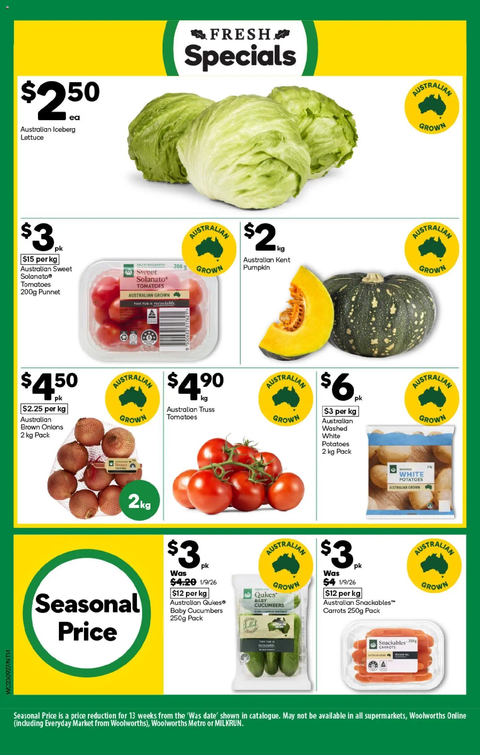 Woolworths catalogue from 23/09/2026 Woolworths catalogue TN
