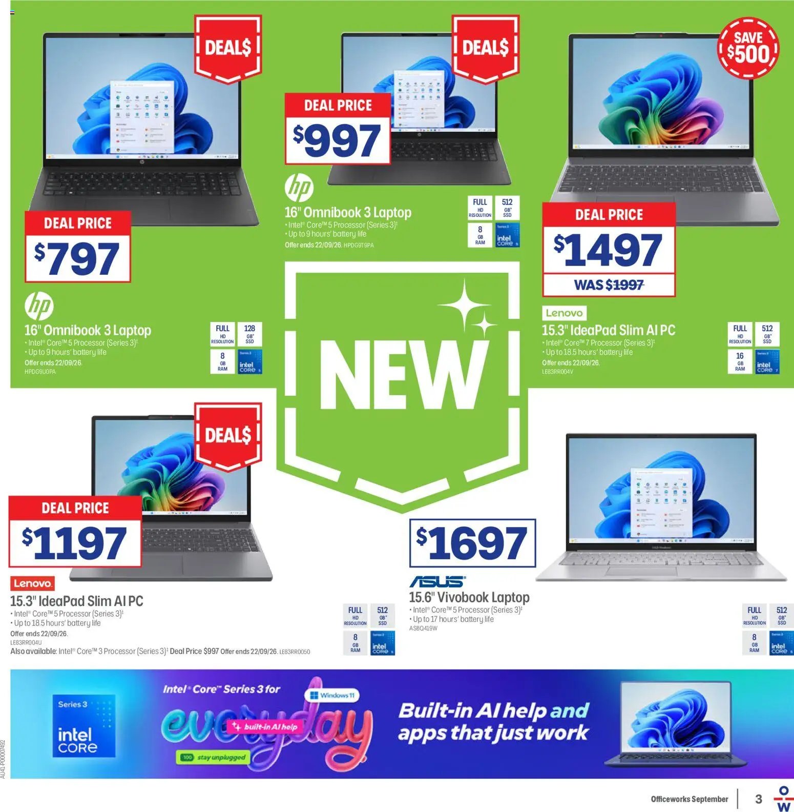Officeworks catalogue from 08/09/2026 Officeworks catalogue
