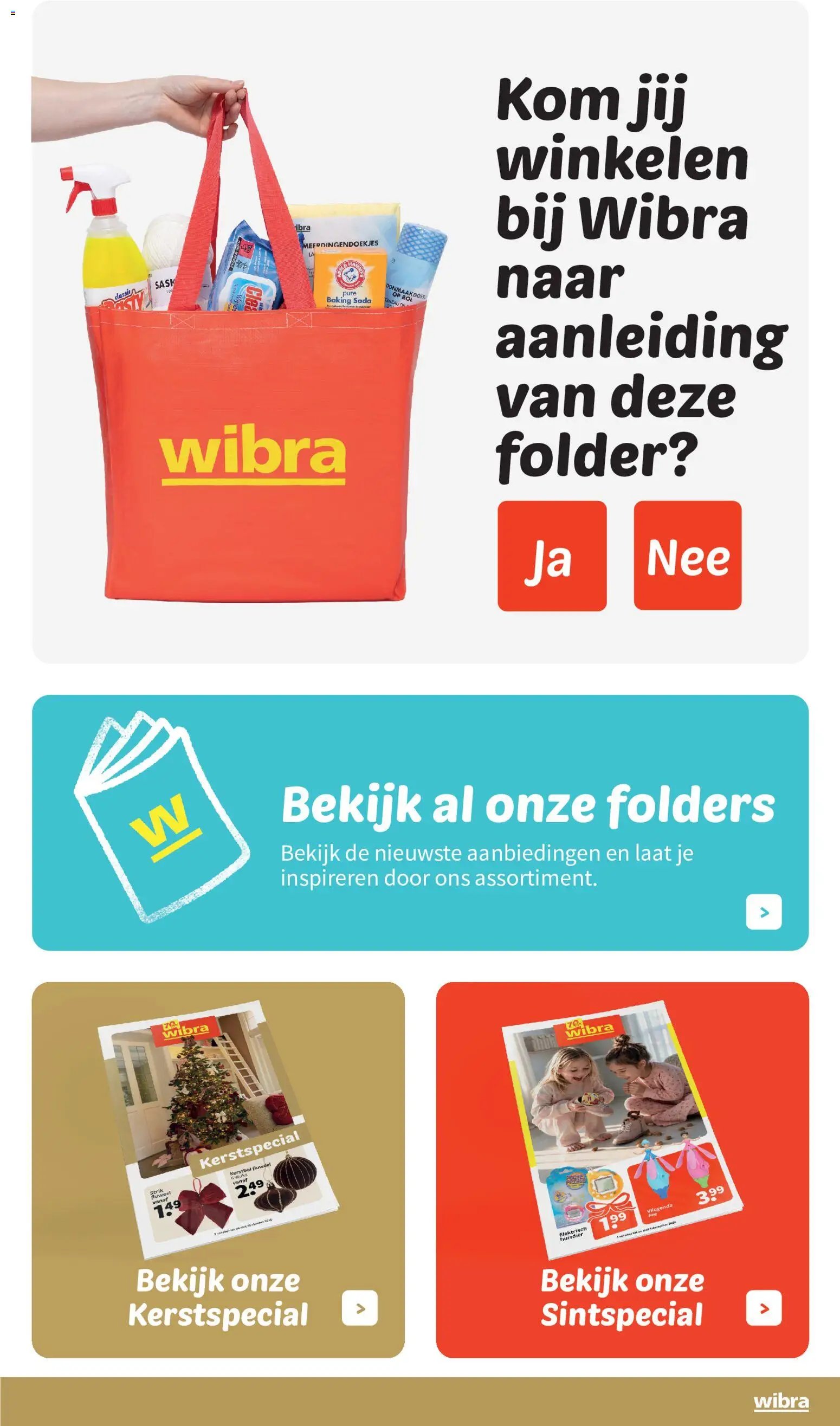 Wibra folder vanaf 28/10/2026