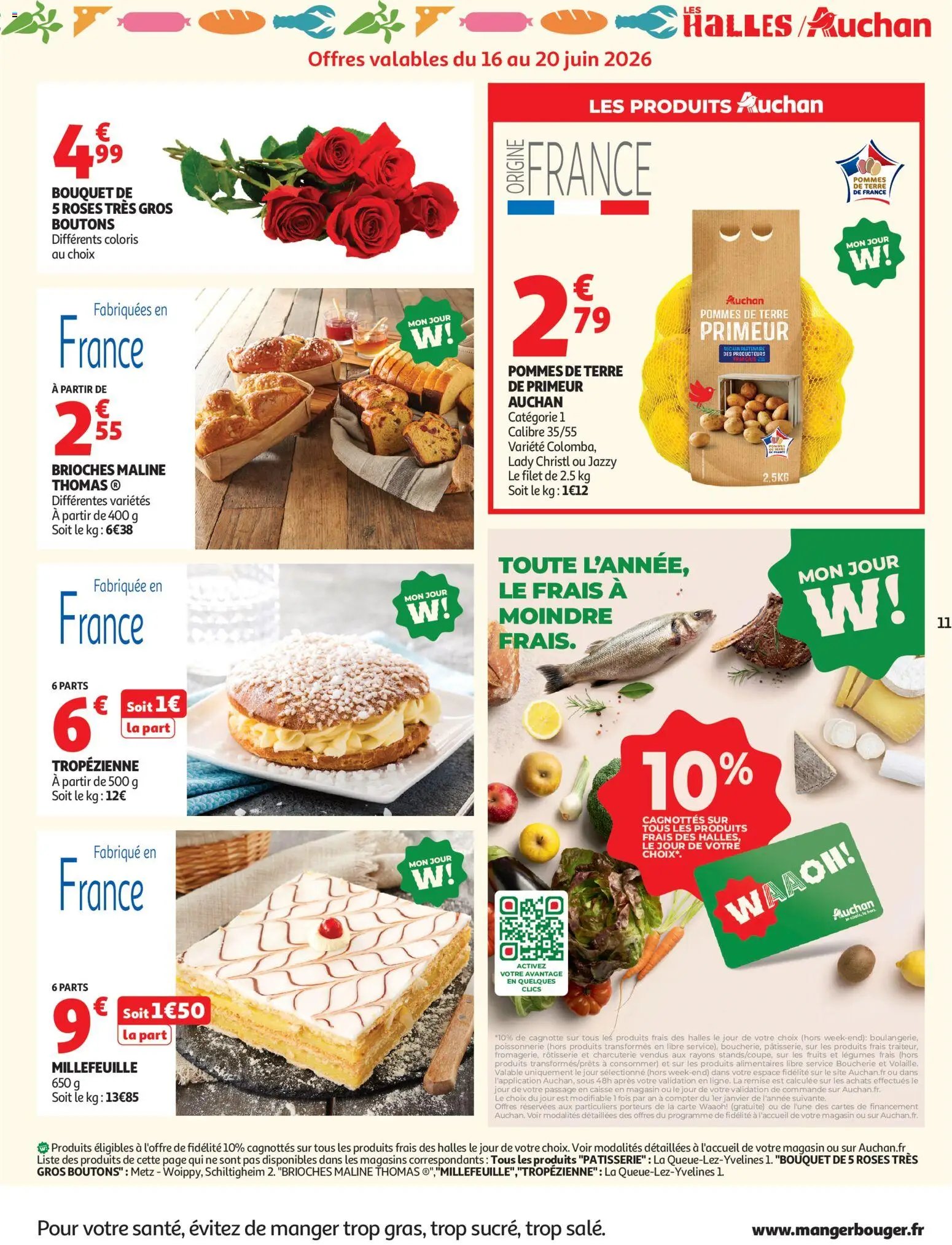 Auchan folder van 16.06.2026 Auchan Beauté, Halles, supers