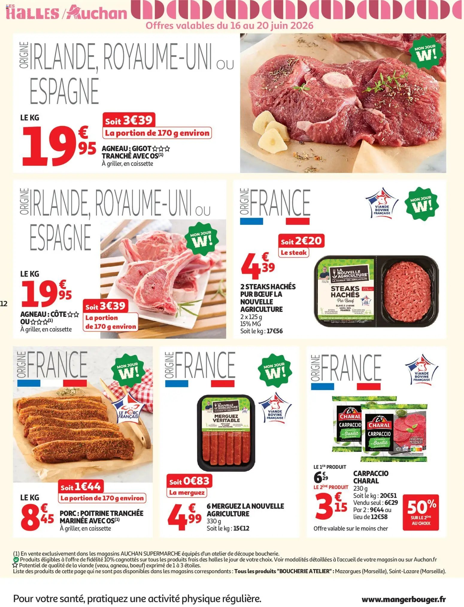 Auchan folder van 16.06.2026 Auchan Beauté, Halles, supers