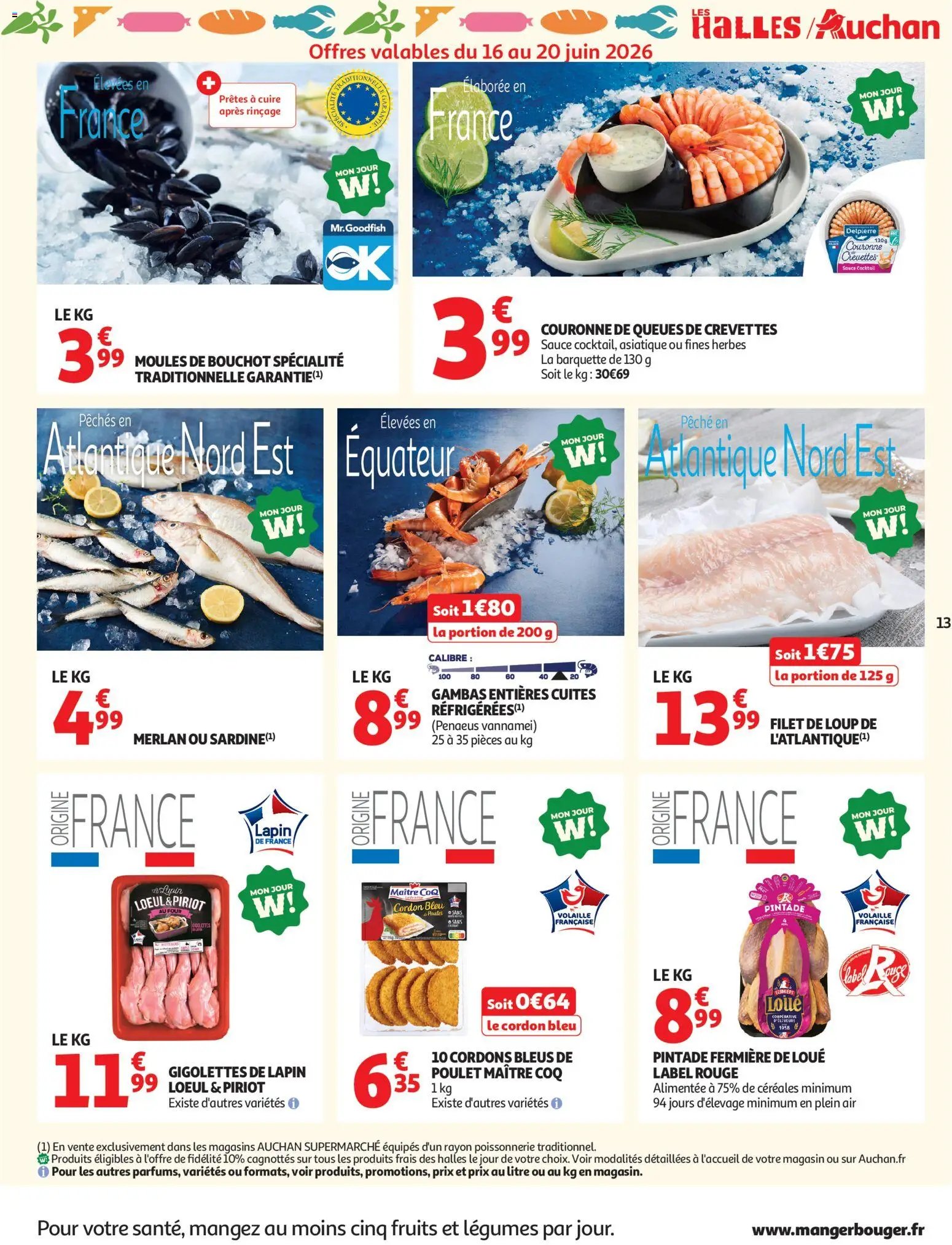 Auchan folder van 16.06.2026 Auchan Beauté, Halles, supers