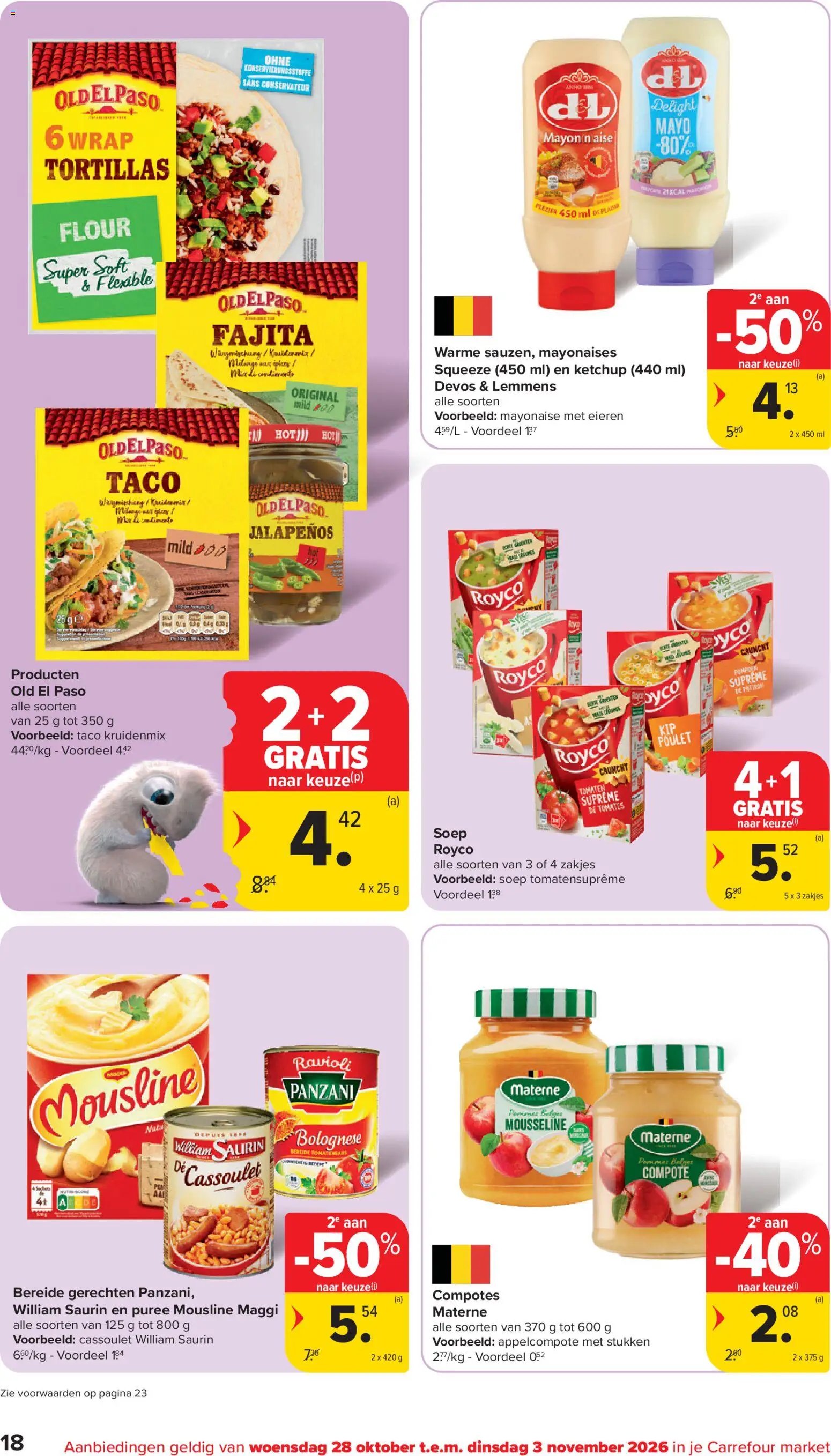 Carrefour market folder vanaf 28/10/2026