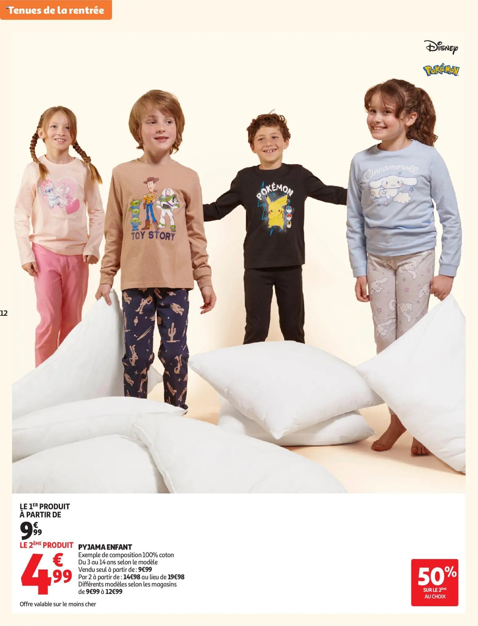 Auchan folder van 11.08.2026 Auchan Vêtements enfants rentrée