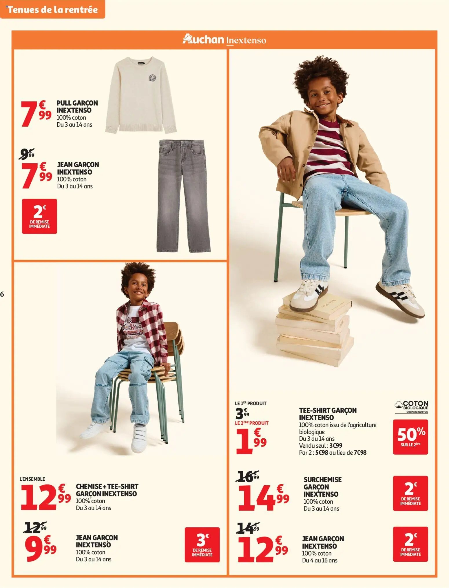 Auchan folder van 11.08.2026 Auchan Vêtements enfants rentrée