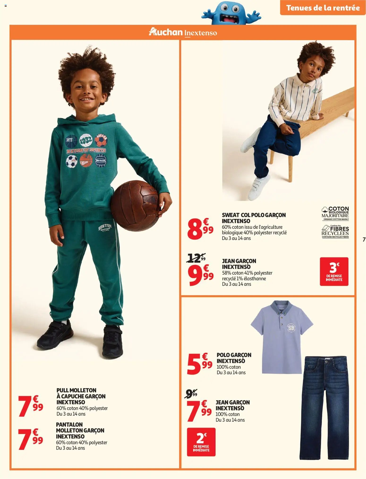 Auchan folder van 11.08.2026 Auchan Vêtements enfants rentrée