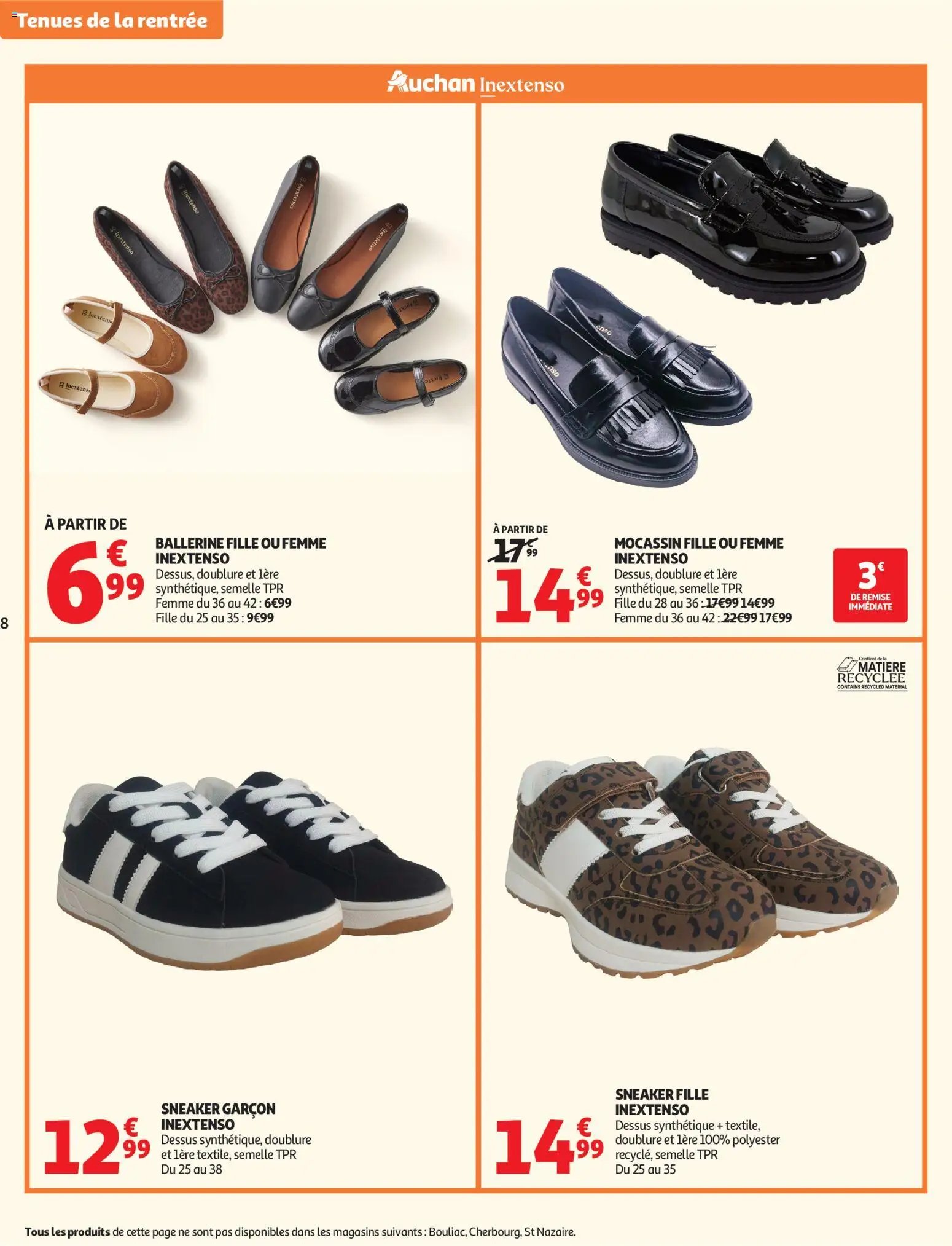 Auchan folder van 11.08.2026 Auchan Vêtements enfants rentrée