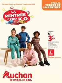 Auchan folder van 11.08.2026 Auchan Vêtements enfants rentrée
