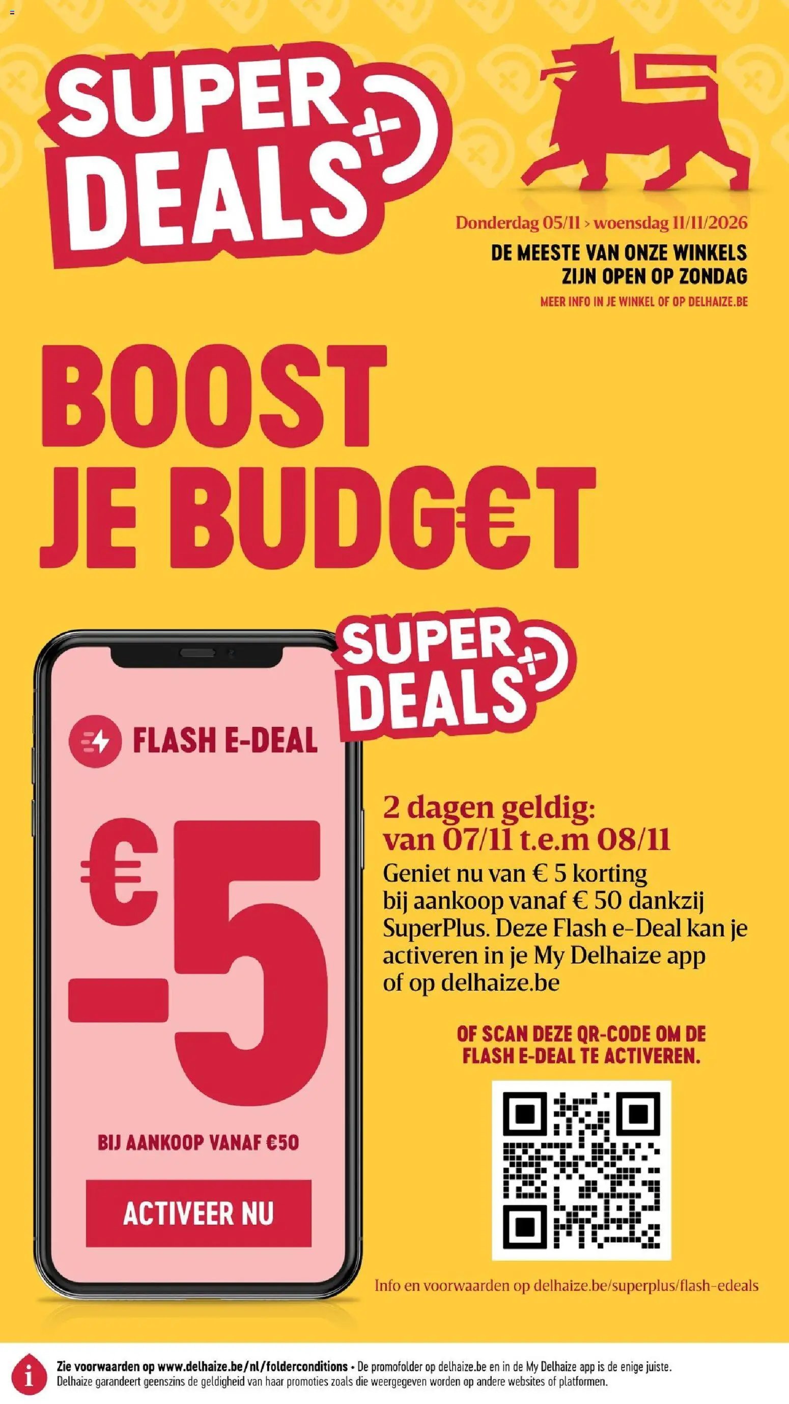 Delhaize folder vanaf 05/11/2026 - deze week 
